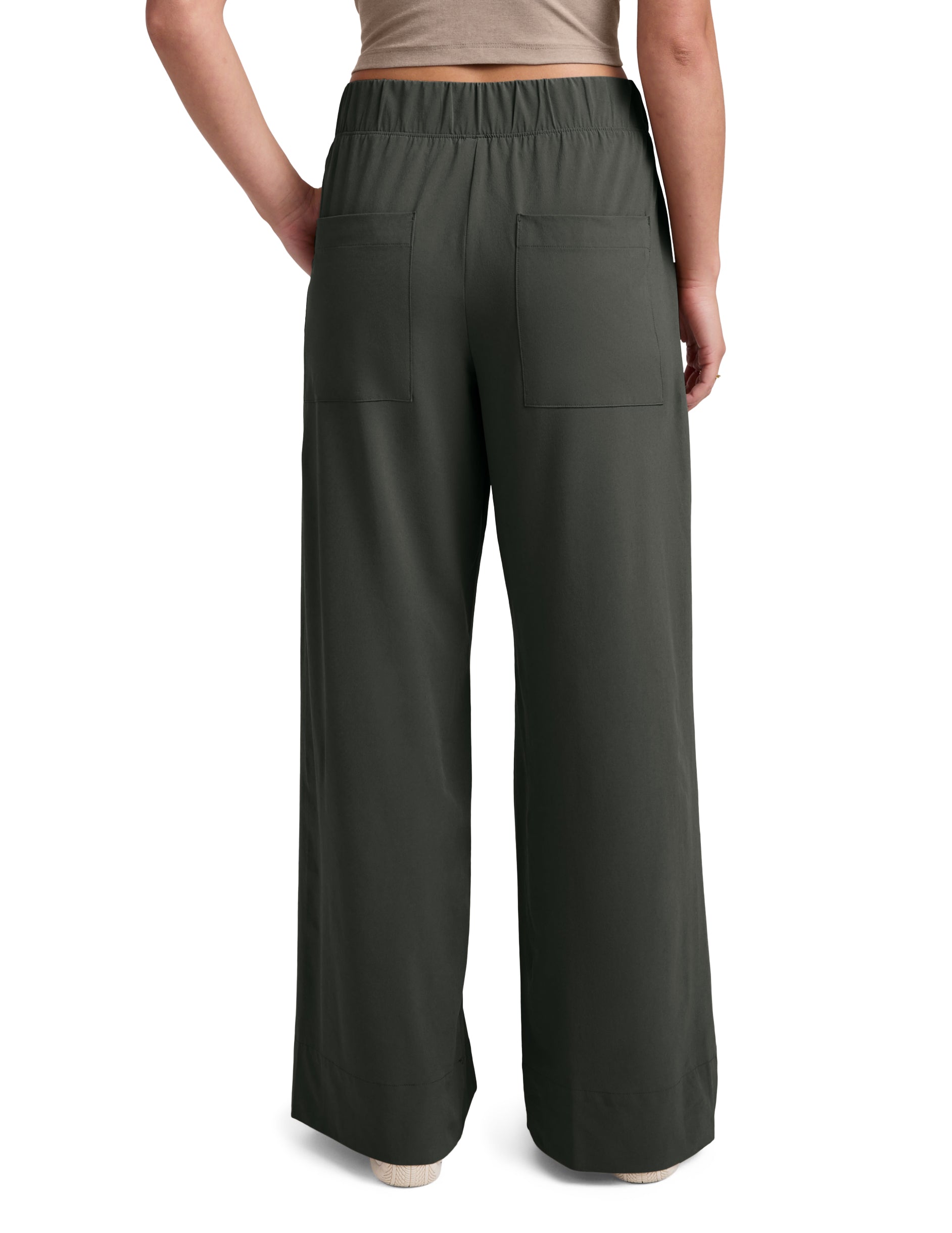 Easy Wide Leg Pant - Slate Green Slgrn-Beyond Yoga-Happy on Main