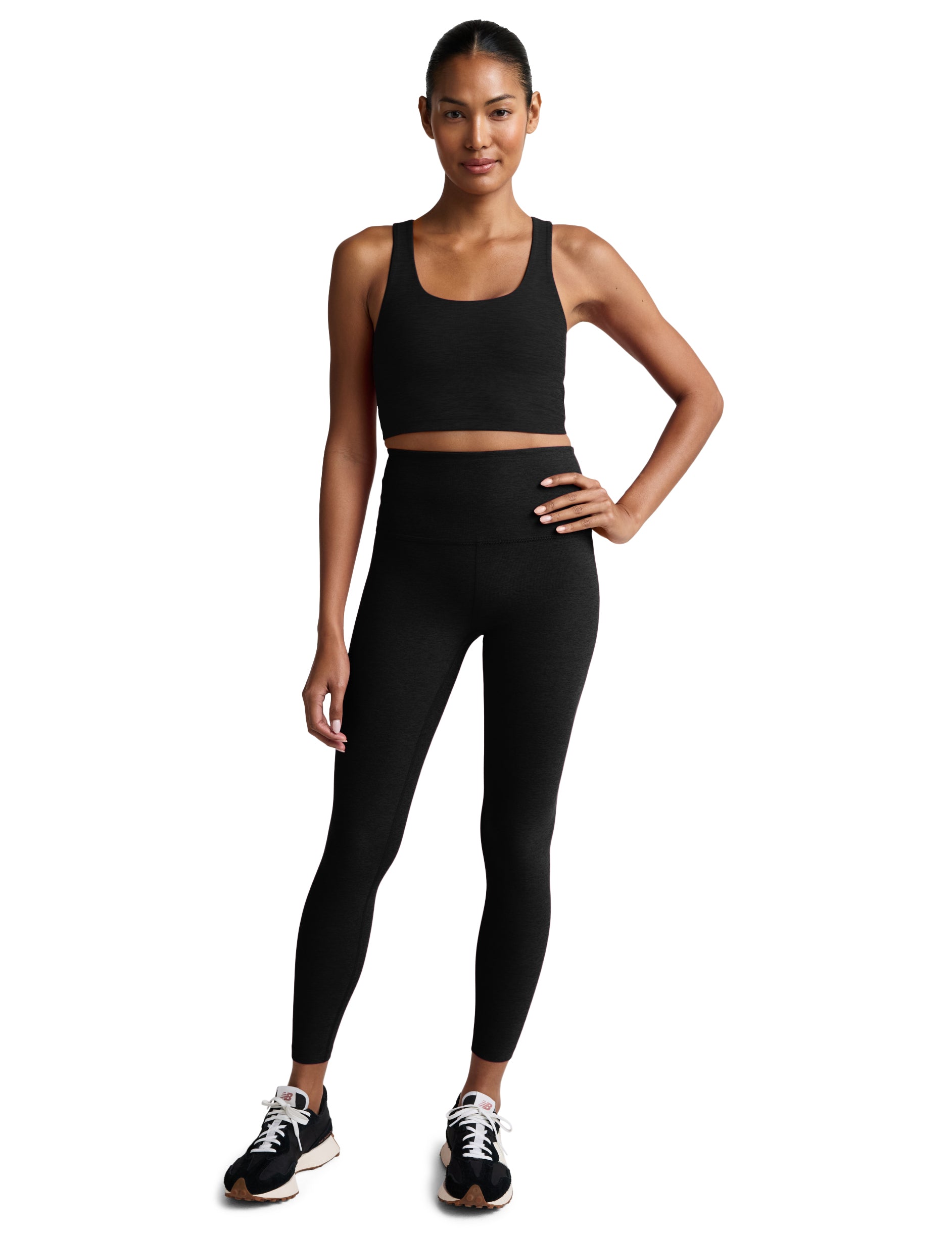 Spacedye Twister Cropped Tank - Darkest Night-Beyond Yoga-Happy on Main