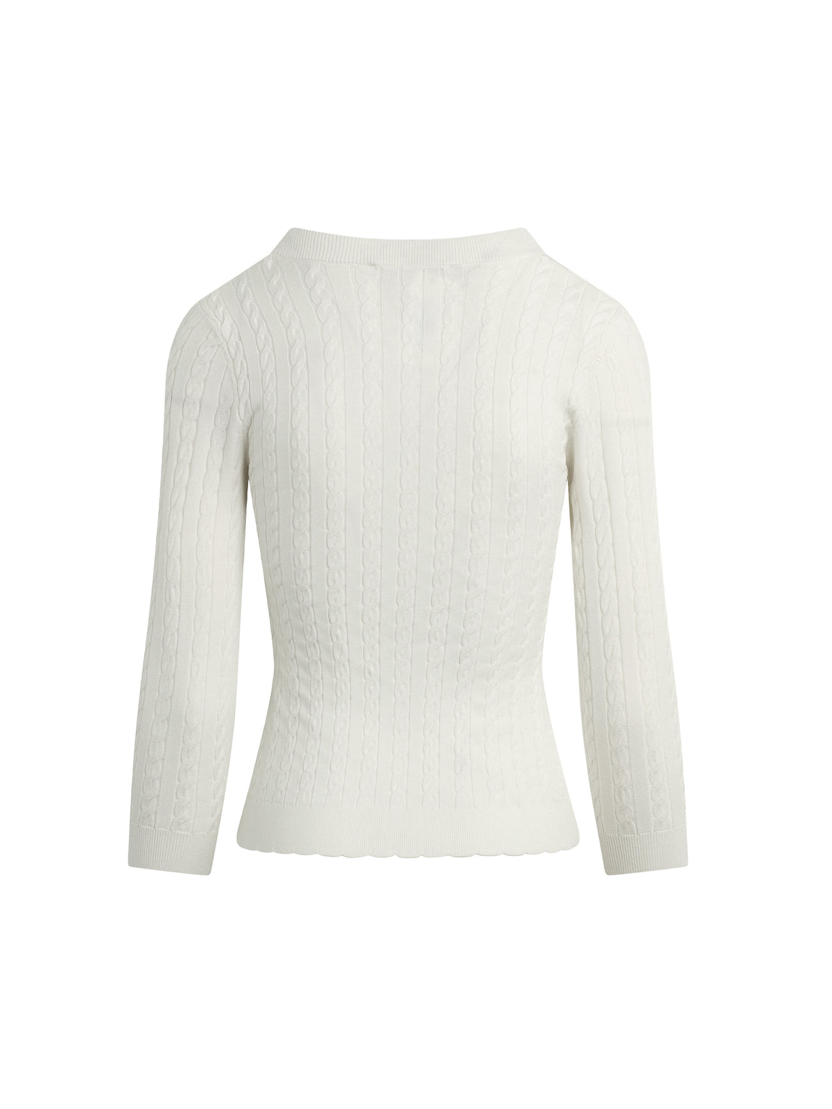 The Keepsake Cardigan - White-Favorite Daughter-Happy on Main