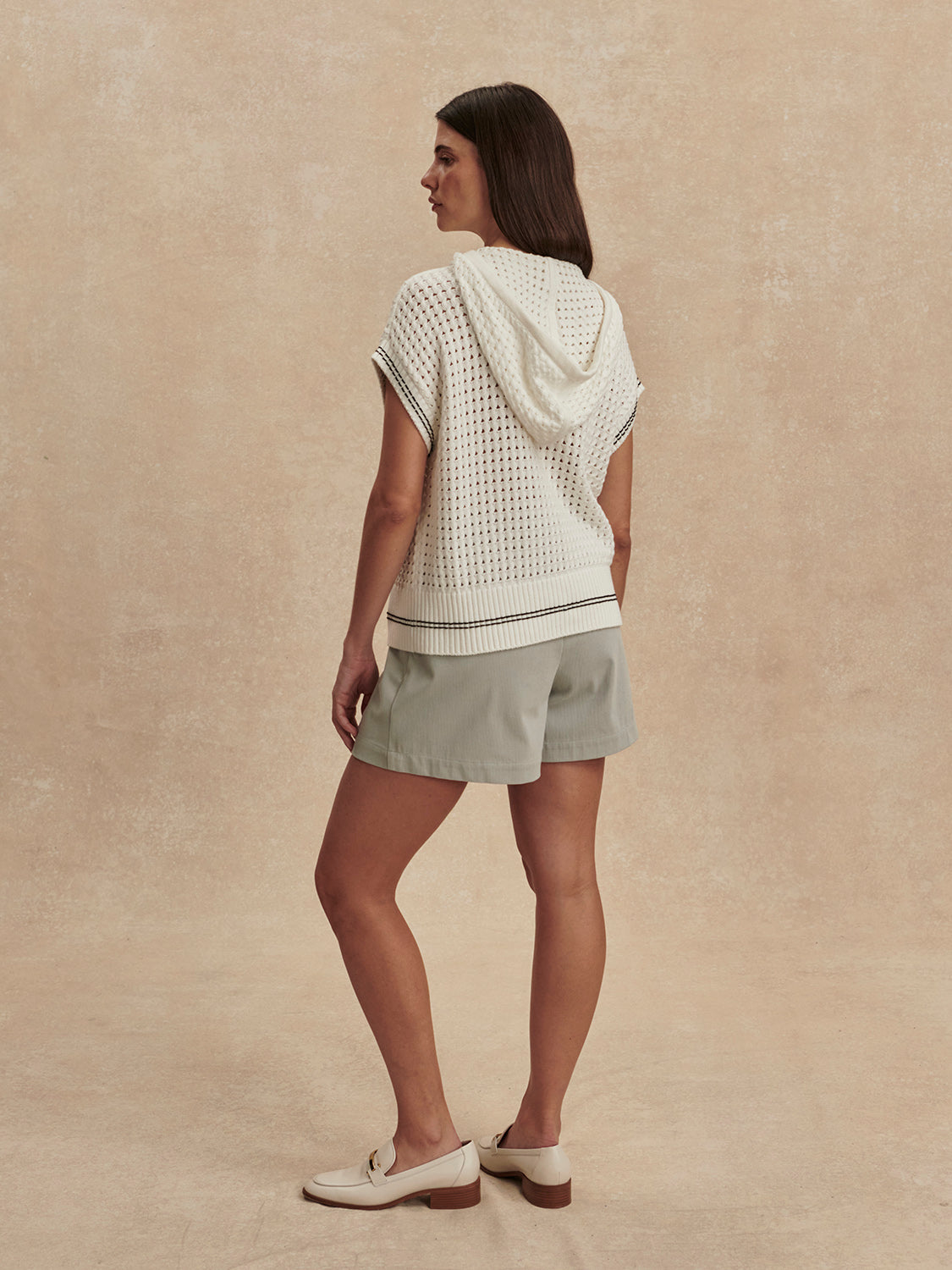 Vittoria Knit Hoodie - Snow White-Varley-Happy on Main