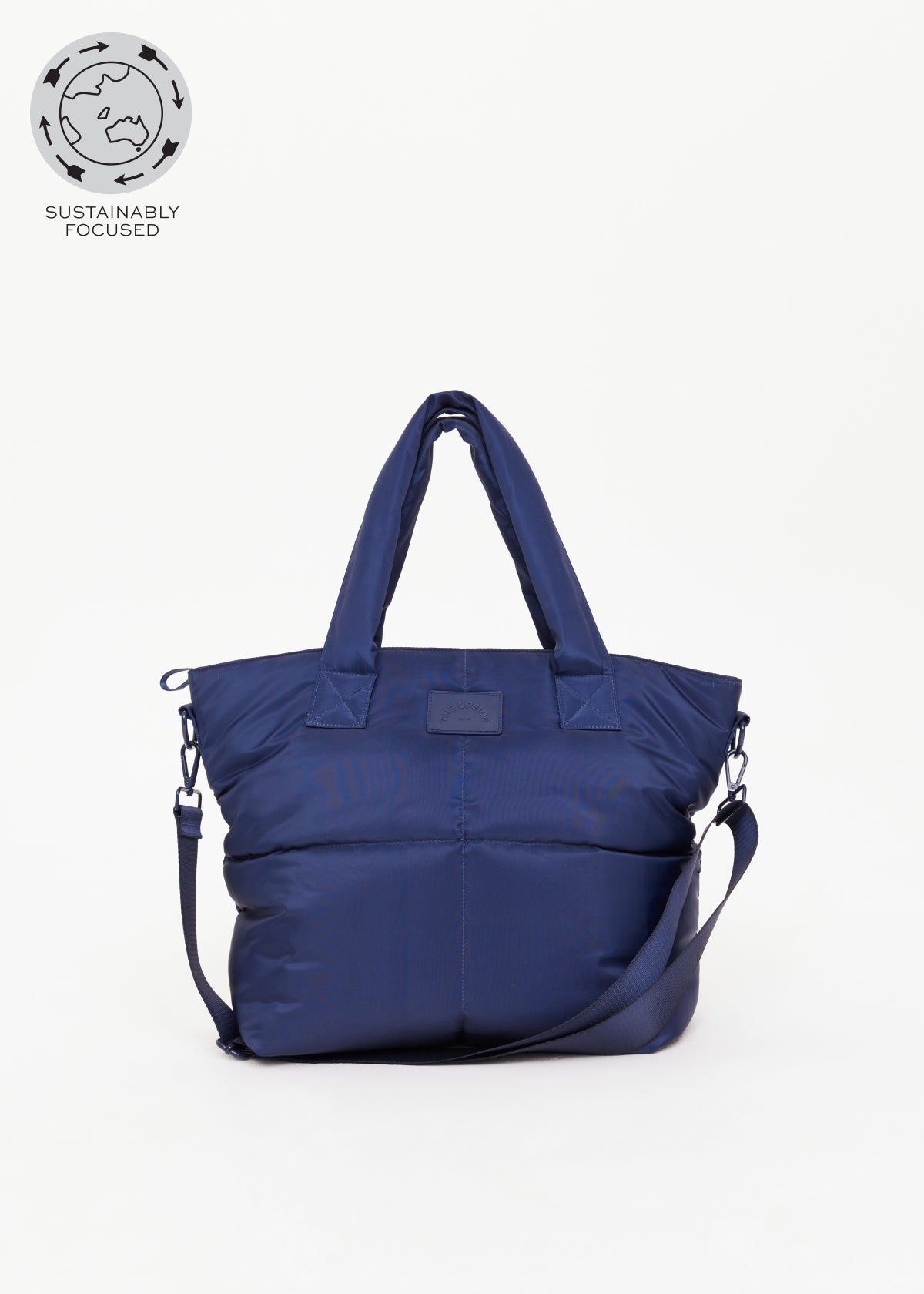 Barre Tote - Navy-The Upside-Happy on Main