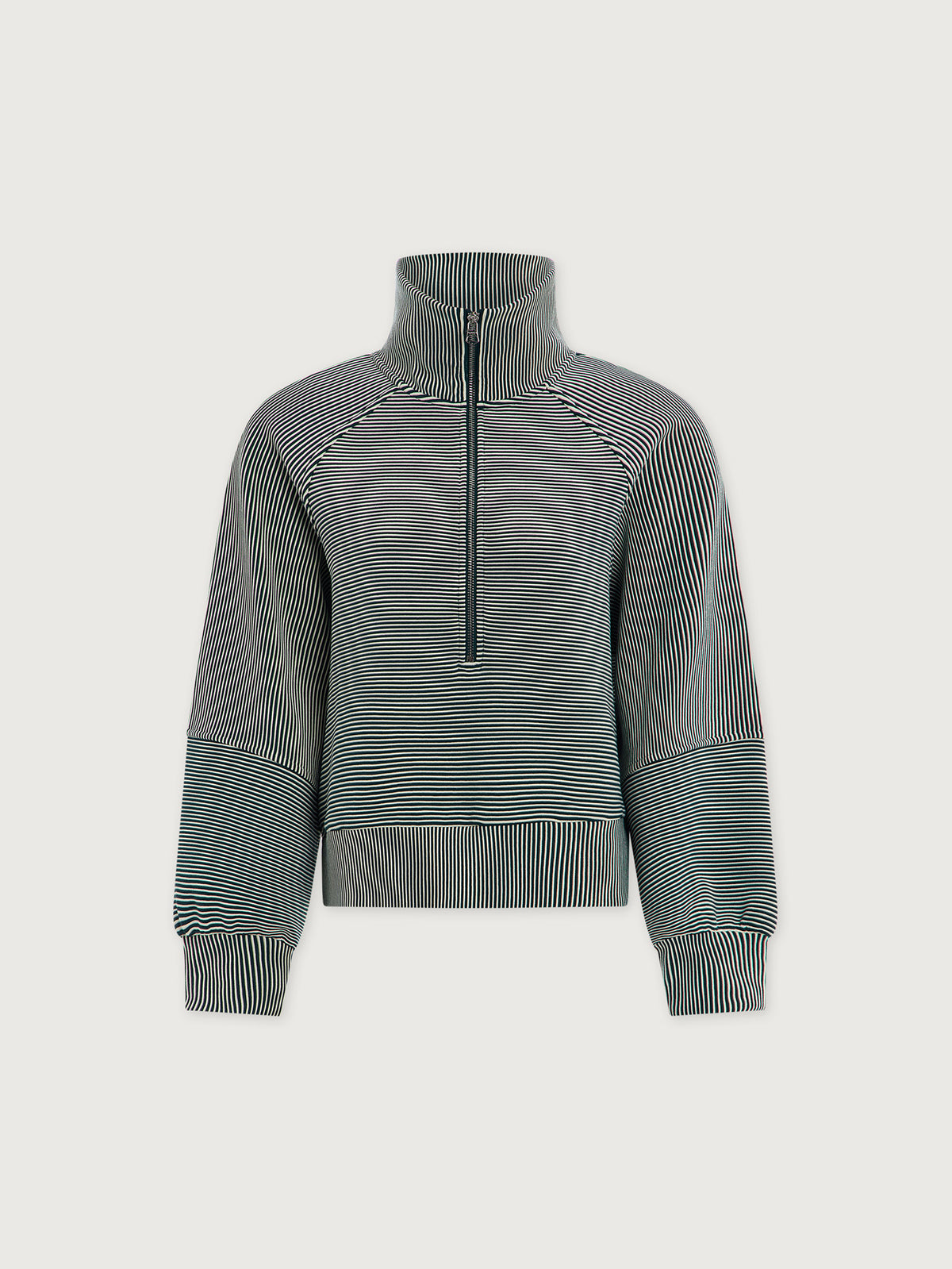 Milano Half Zip Sweat 2.0 - Ponderosa Pine / Pristine-Varley-Happy on Main