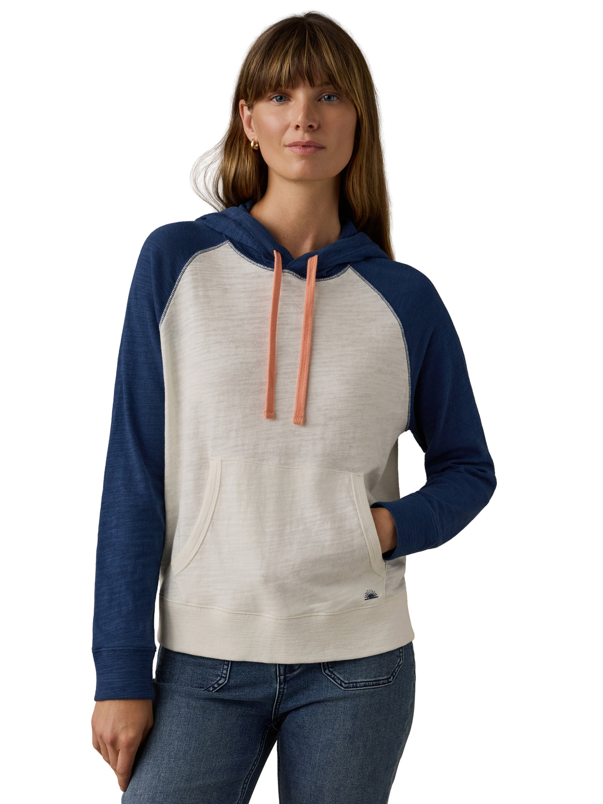 Sunwashed Slub Hoodie - Navy Varsity-Faherty-Happy on Main