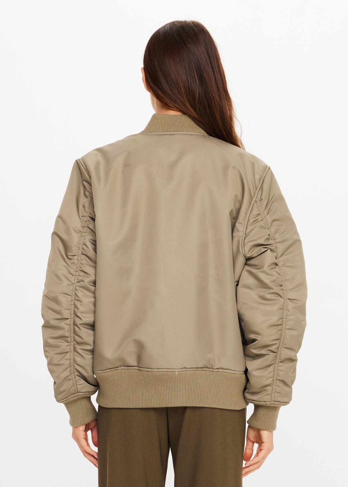 Tribute Bomber Jacket - Green-The Upside-Happy on Main