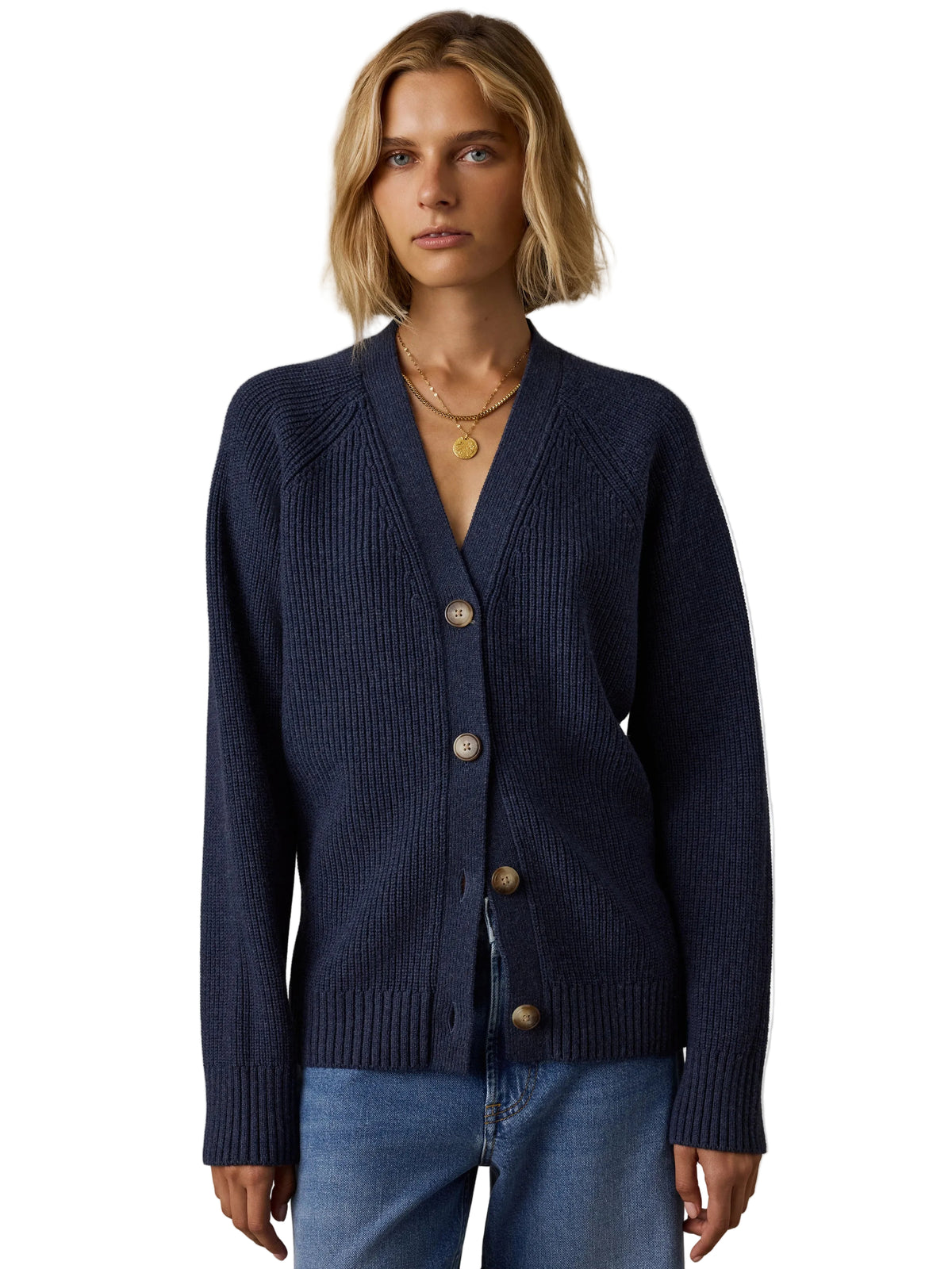 Northshore Cardigan - Vintage Indigo-Faherty-Happy on Main