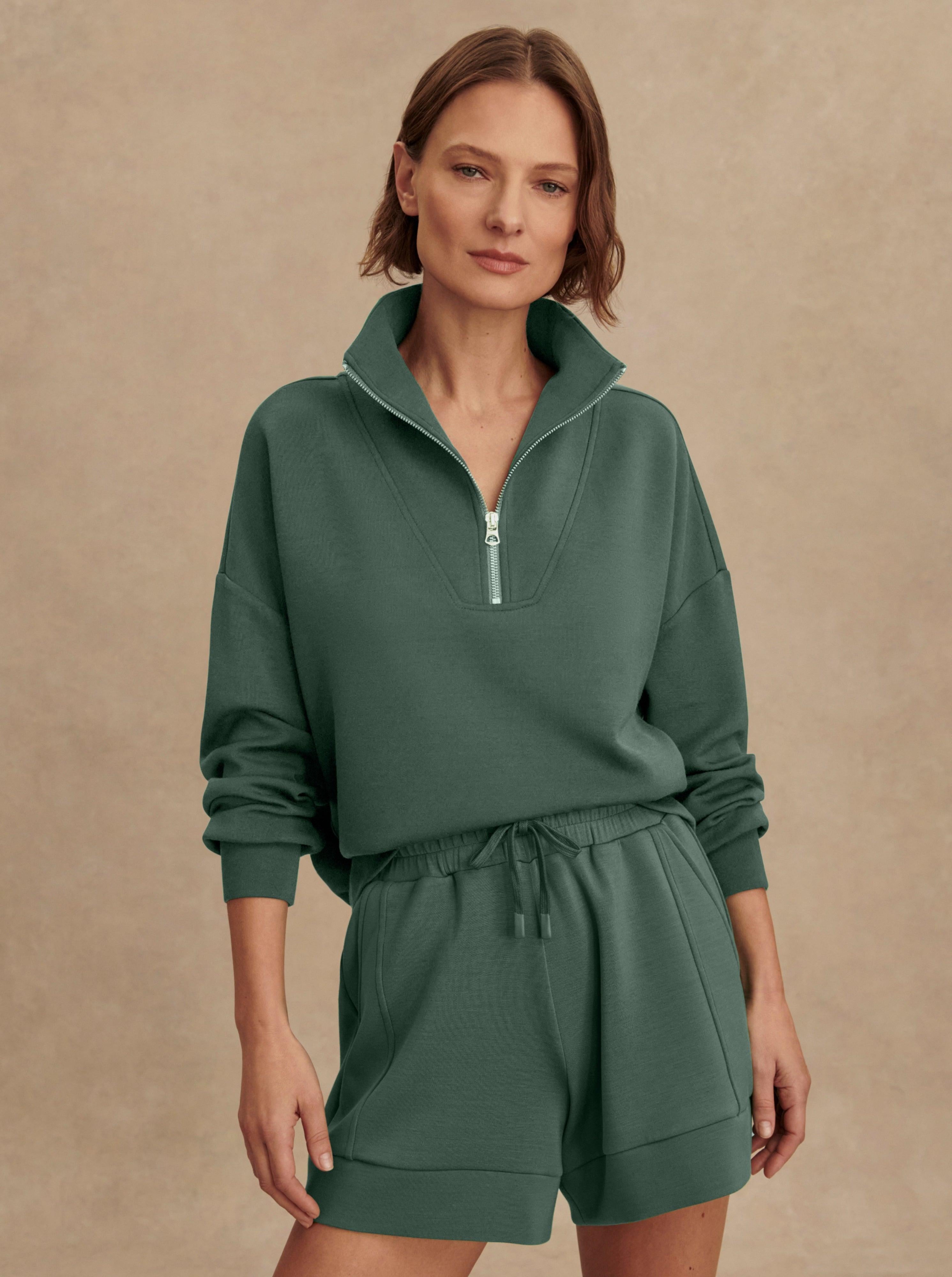 Hawley Half Zip Sweater-Athleisure-Happy on Main