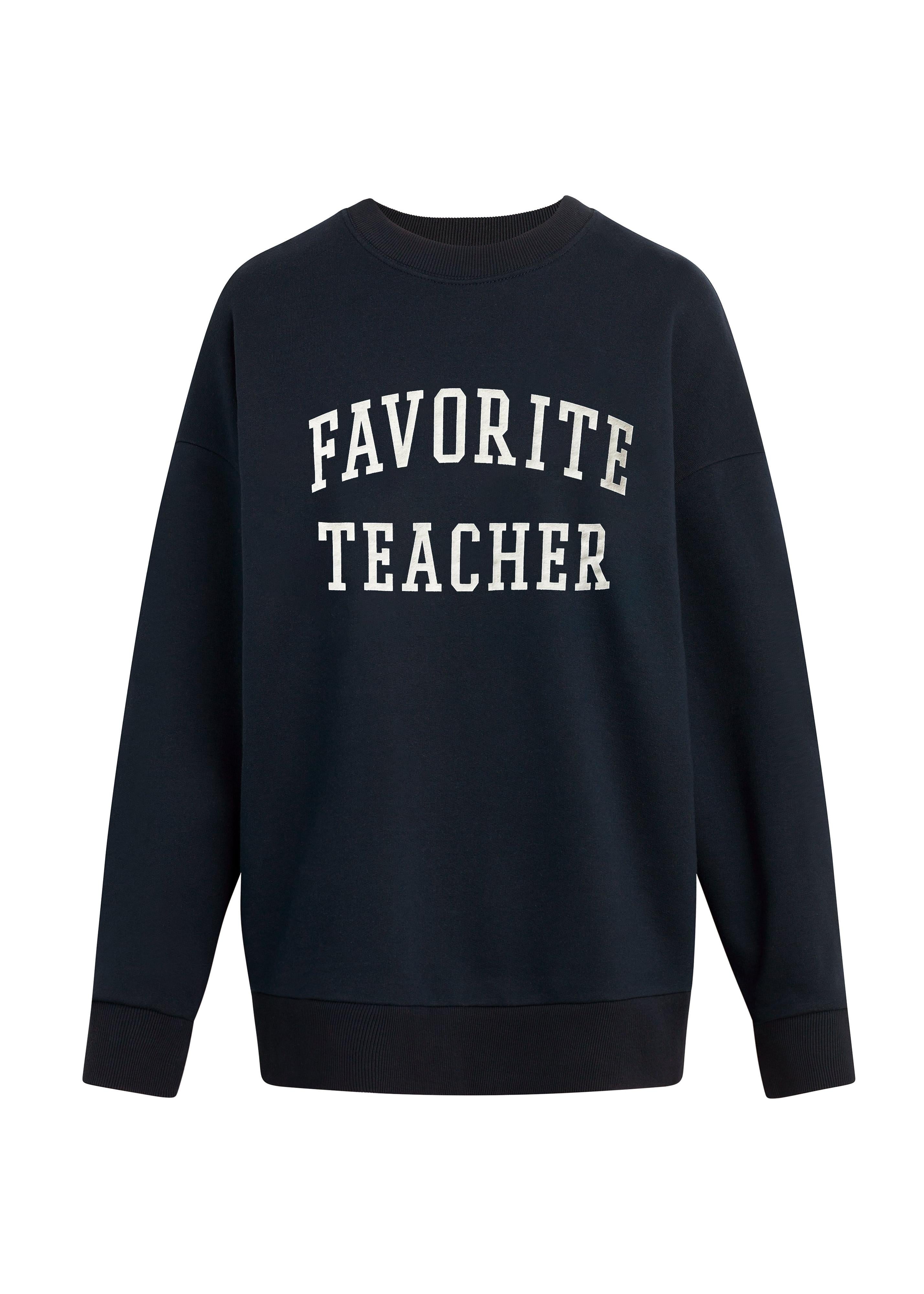 Favorite Teacher Sweatshirt-Sweatshirts-Happy on Main