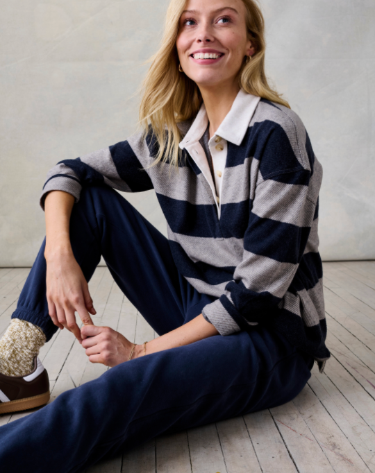 Legend Sweater Rugby Popover-Core Sweaters-Happy on Main