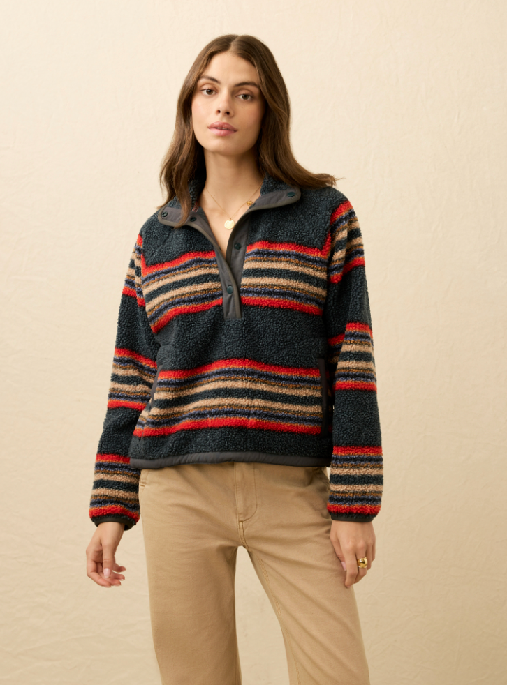 Fireside Fleece Popover - Fireside Stripe-Faherty-Happy on Main