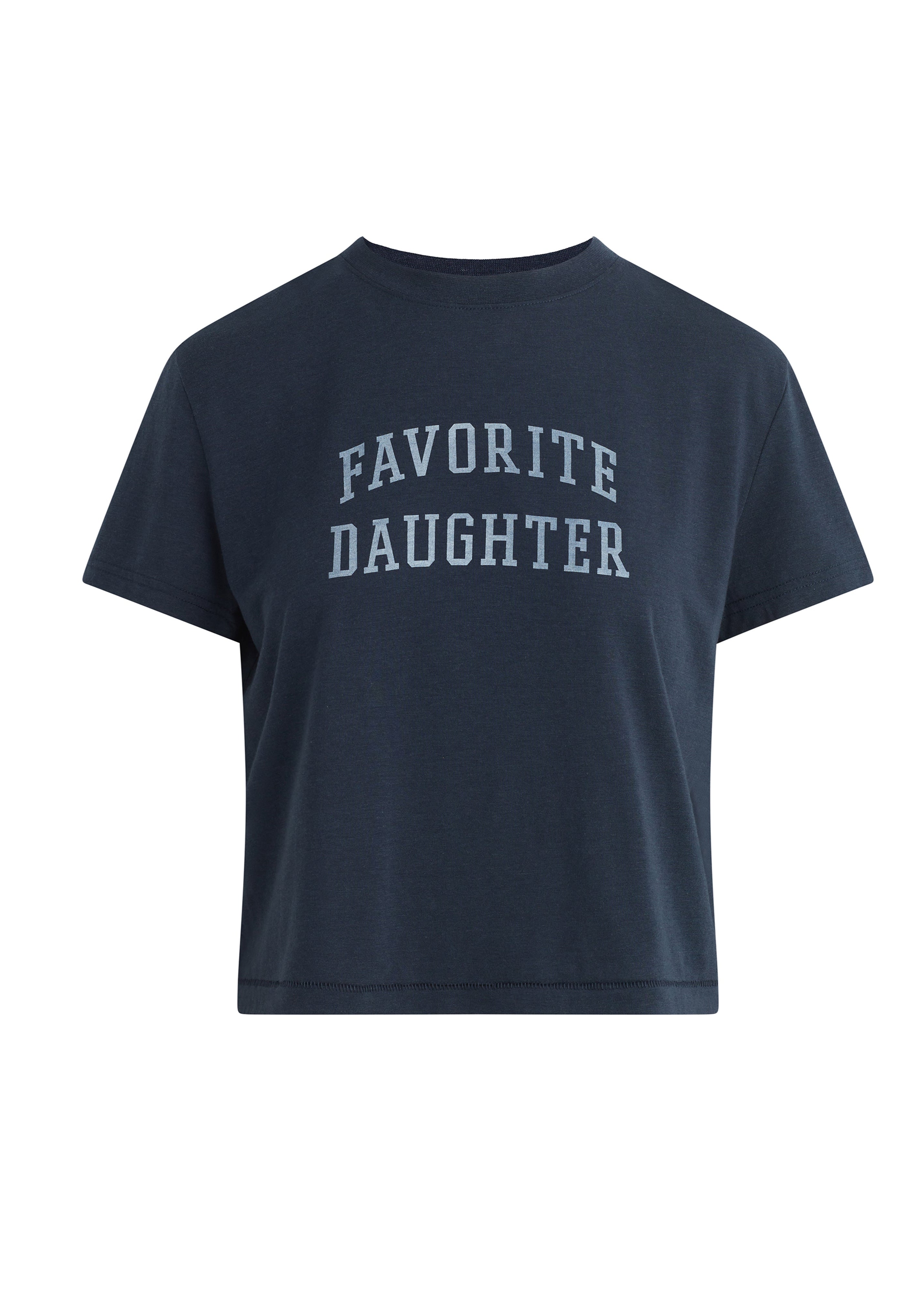 Favorite Daughter Cropped Collegiate Tee-Favorite Daughter-Happy on Main