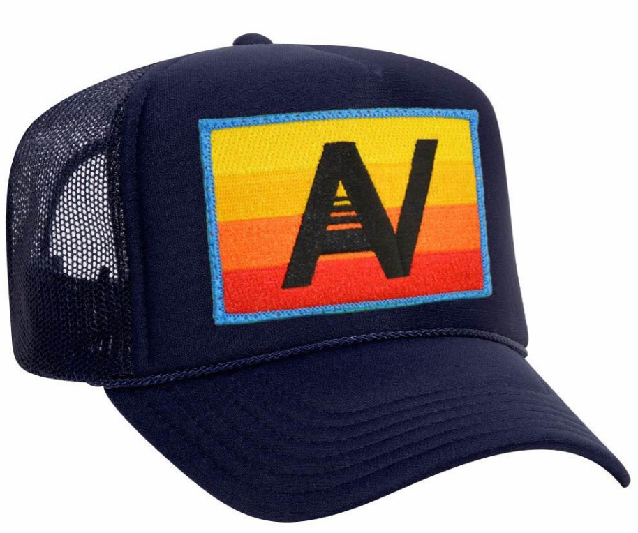 Logo Rainbow Vintage Low Rise Trucker-Misc Accessories-Happy on Main
