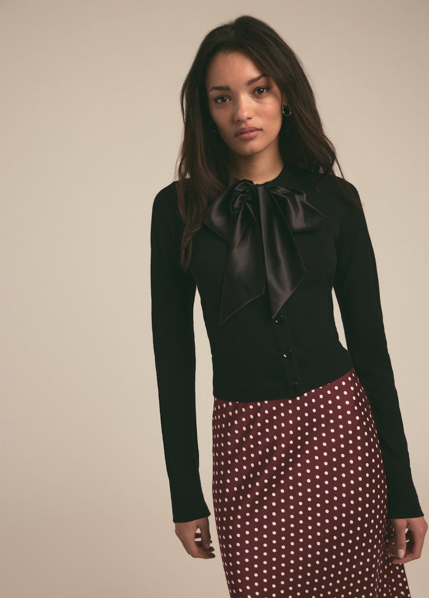 The Take a Bow Cardigan - Black-Favorite Daughter-Happy on Main