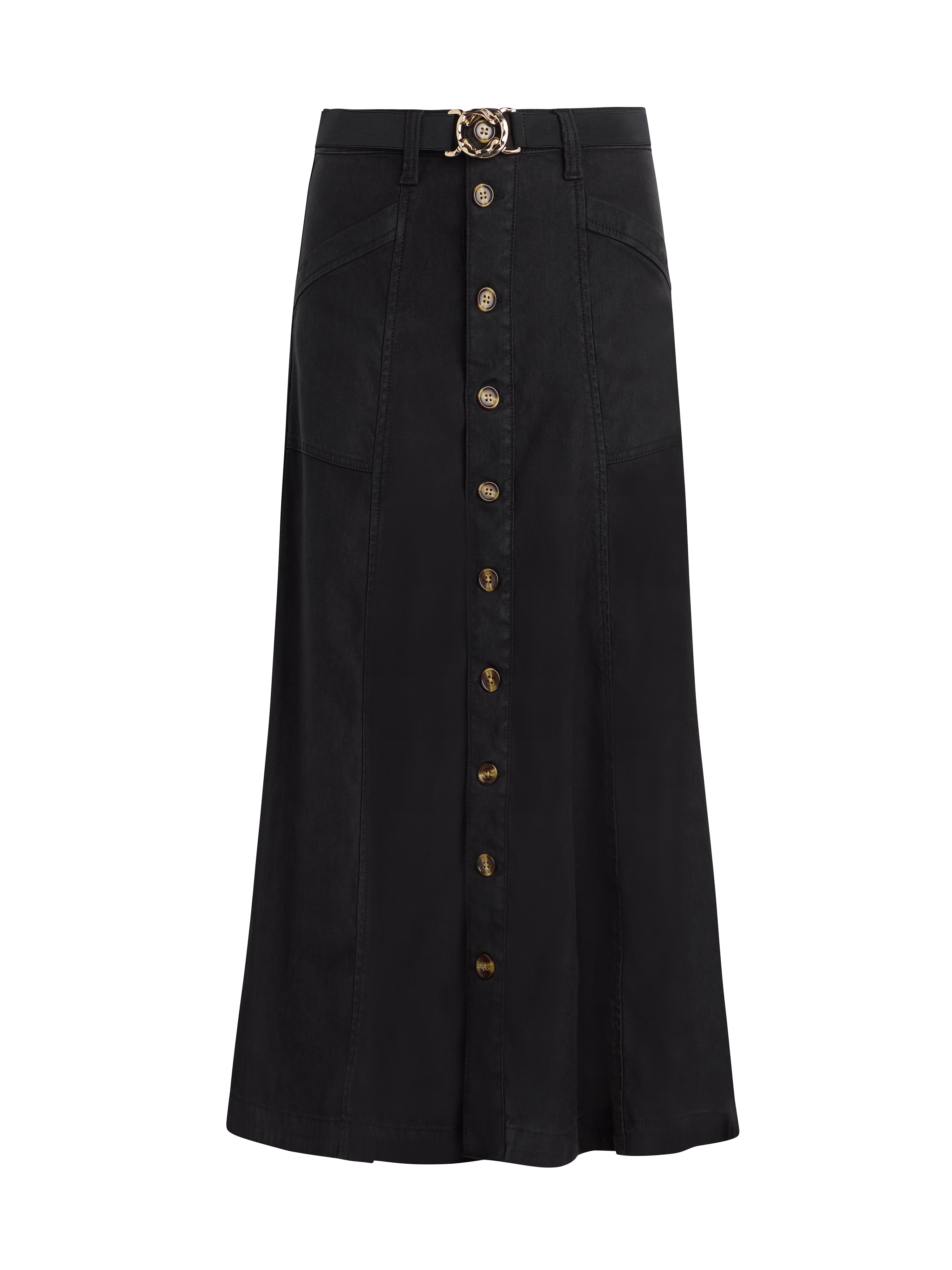 The Lila Skirt - Jet Black-Favorite Daughter-Happy on Main