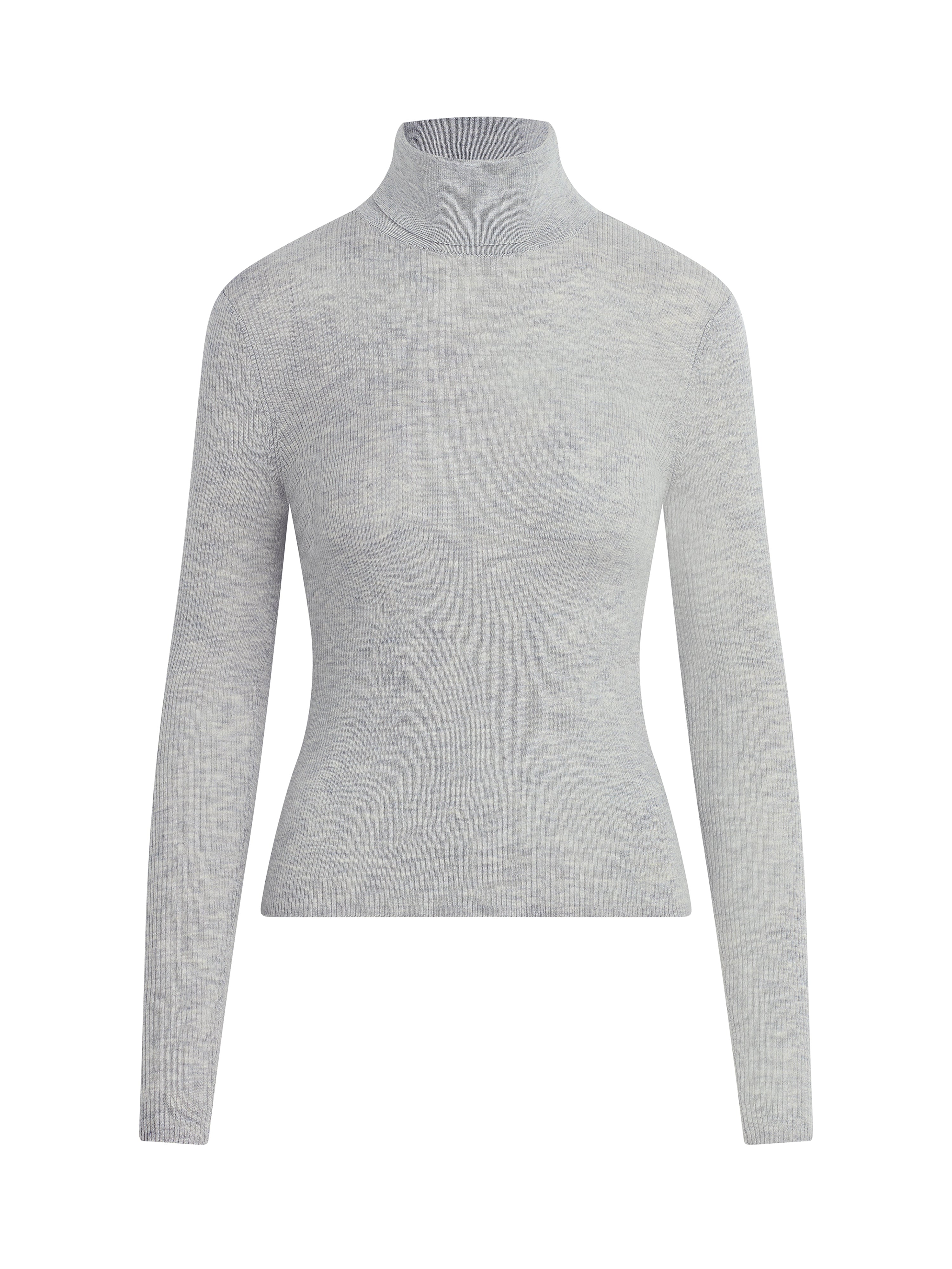 Amelia Long Sleeve Top - Melange Grey-Favorite Daughter-Happy on Main