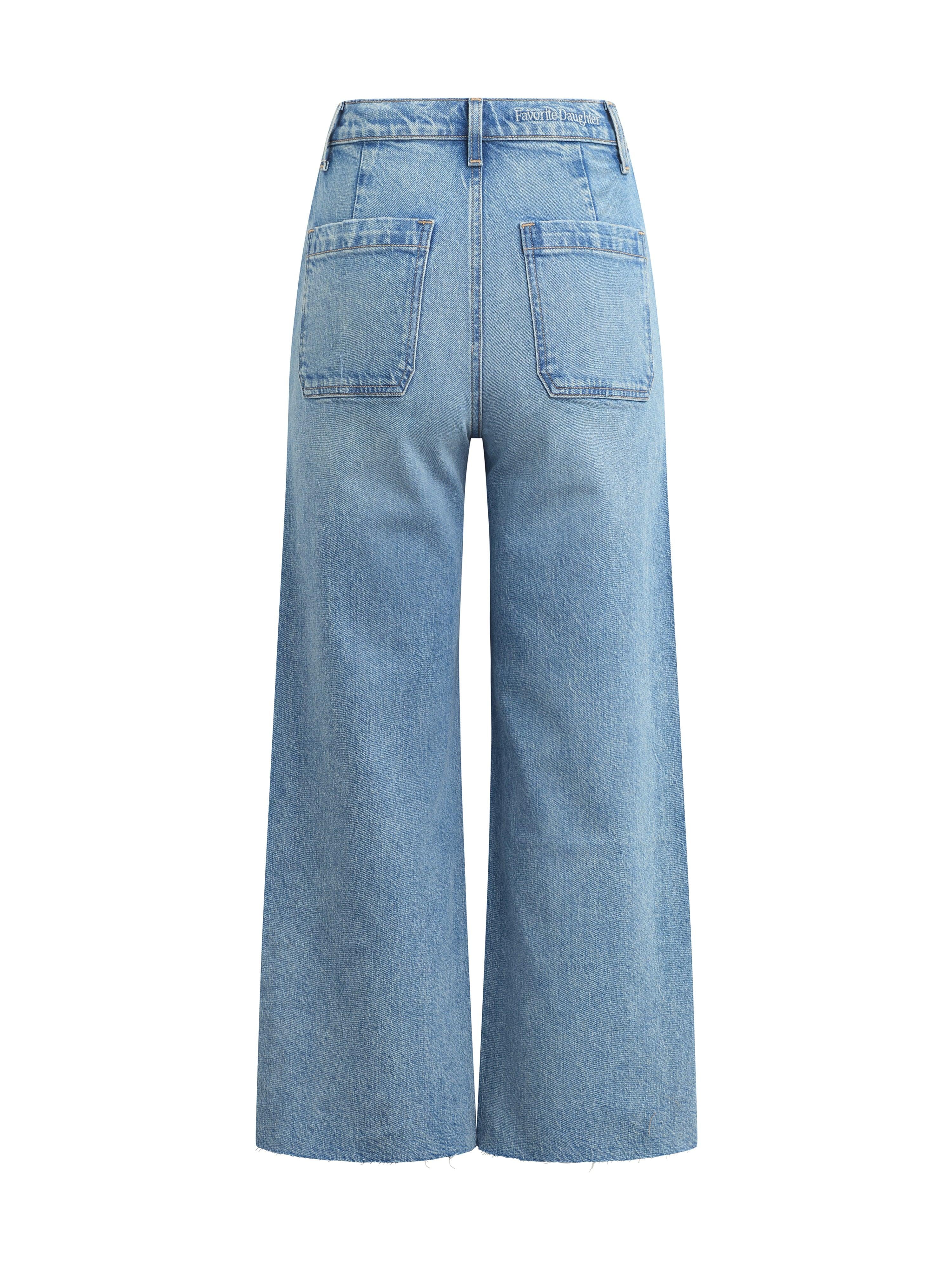 The Mischa Super High Rise Wide-Leg Crop-Core Jeans-Happy on Main