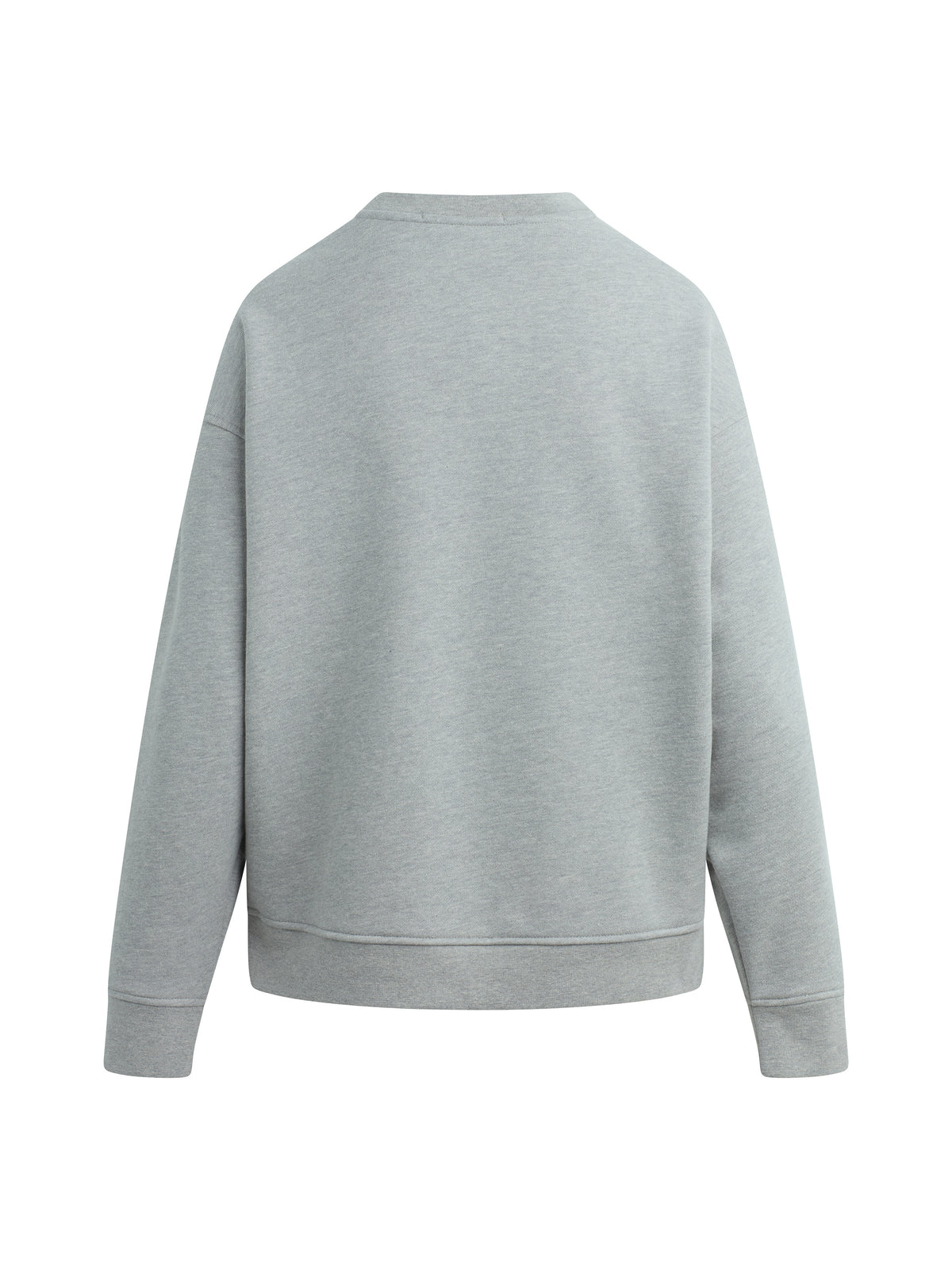 The Embroidery Collegiate Sweatshirt - Heather Grey/Navy-Favorite Daughter-Happy on Main