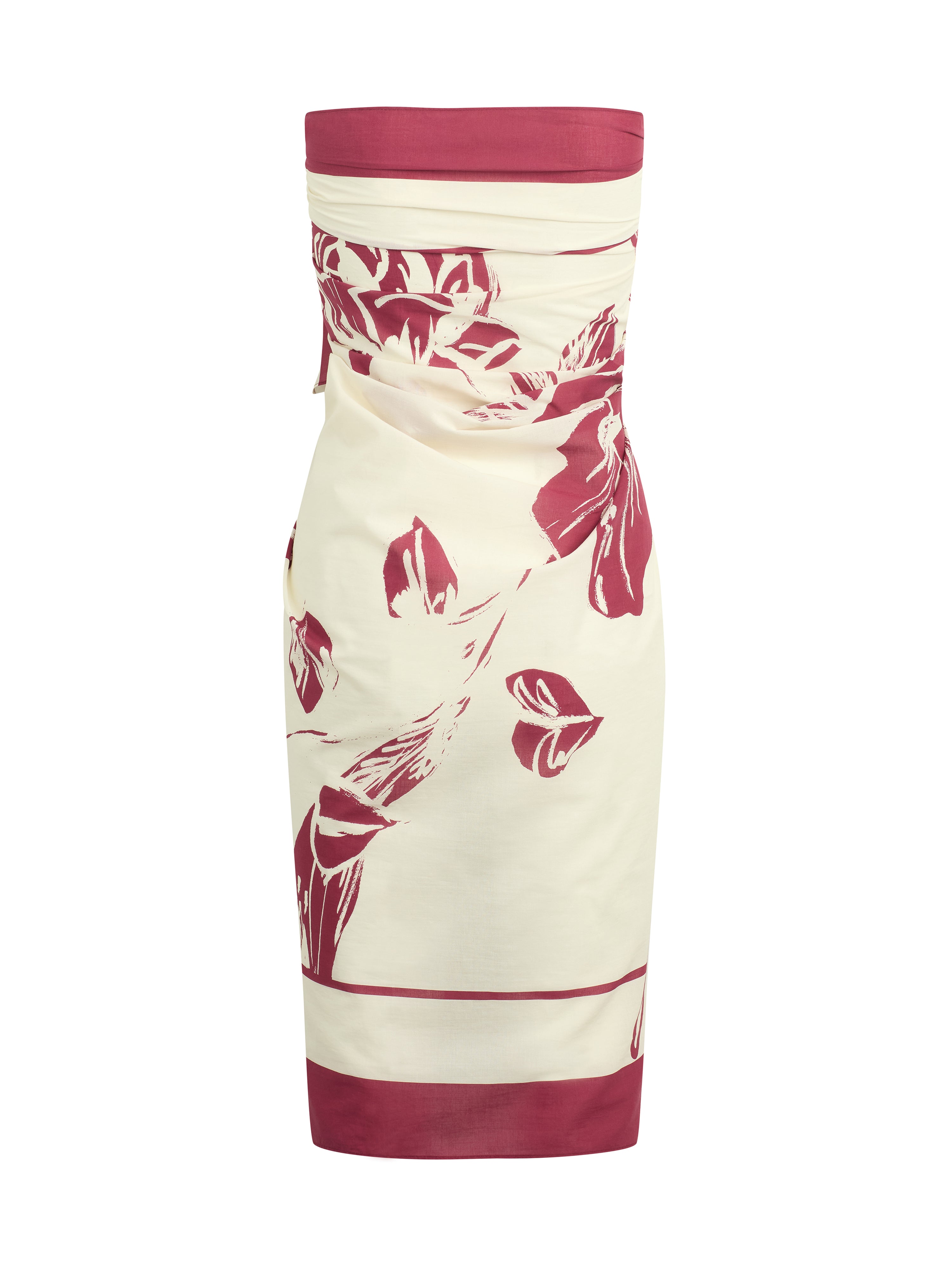 The Vintage Floral Pareo - Earth Red-Favorite Daughter-Happy on Main
