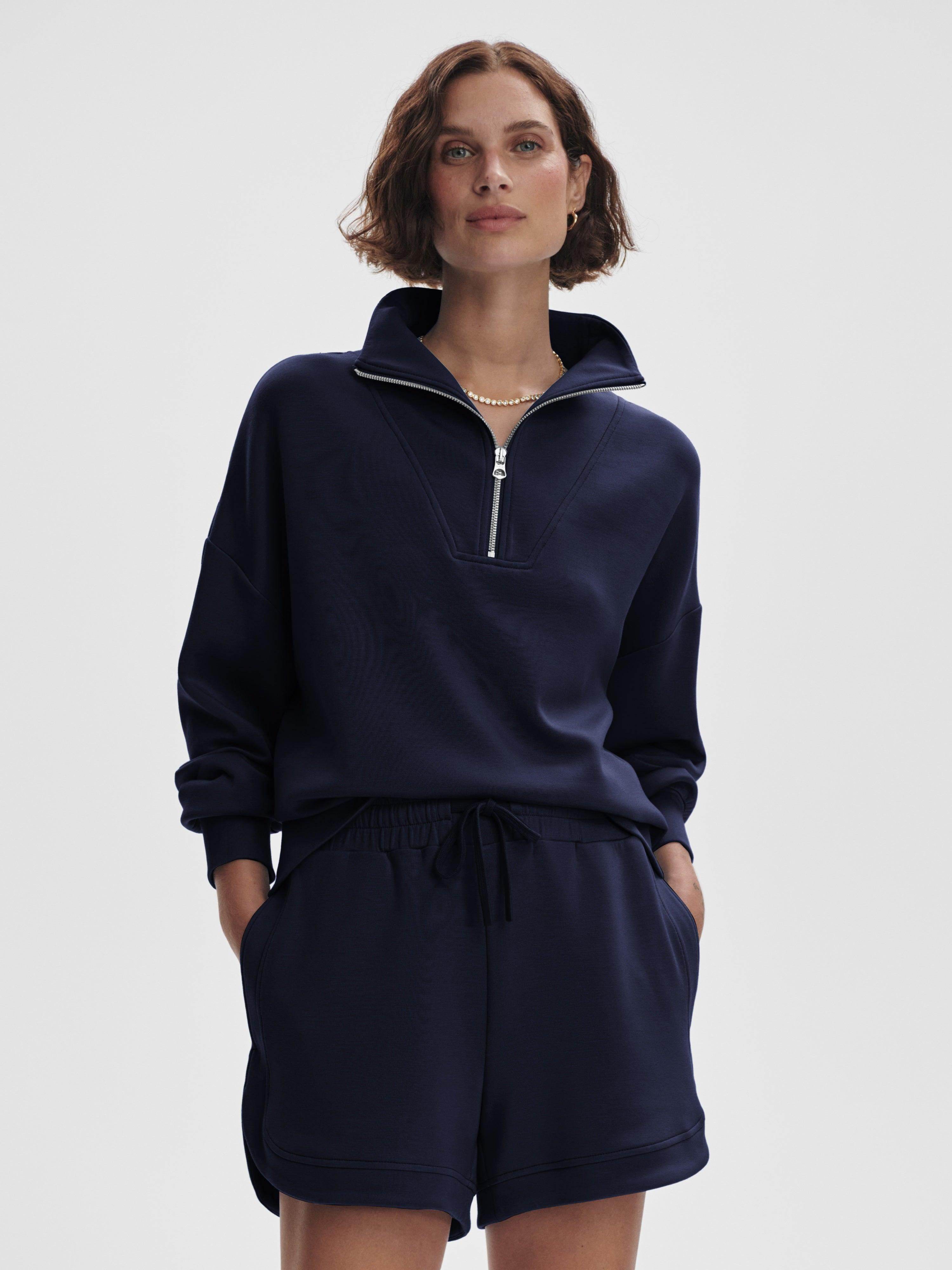 Hawley Half Zip Sweater-Athleisure-Happy on Main