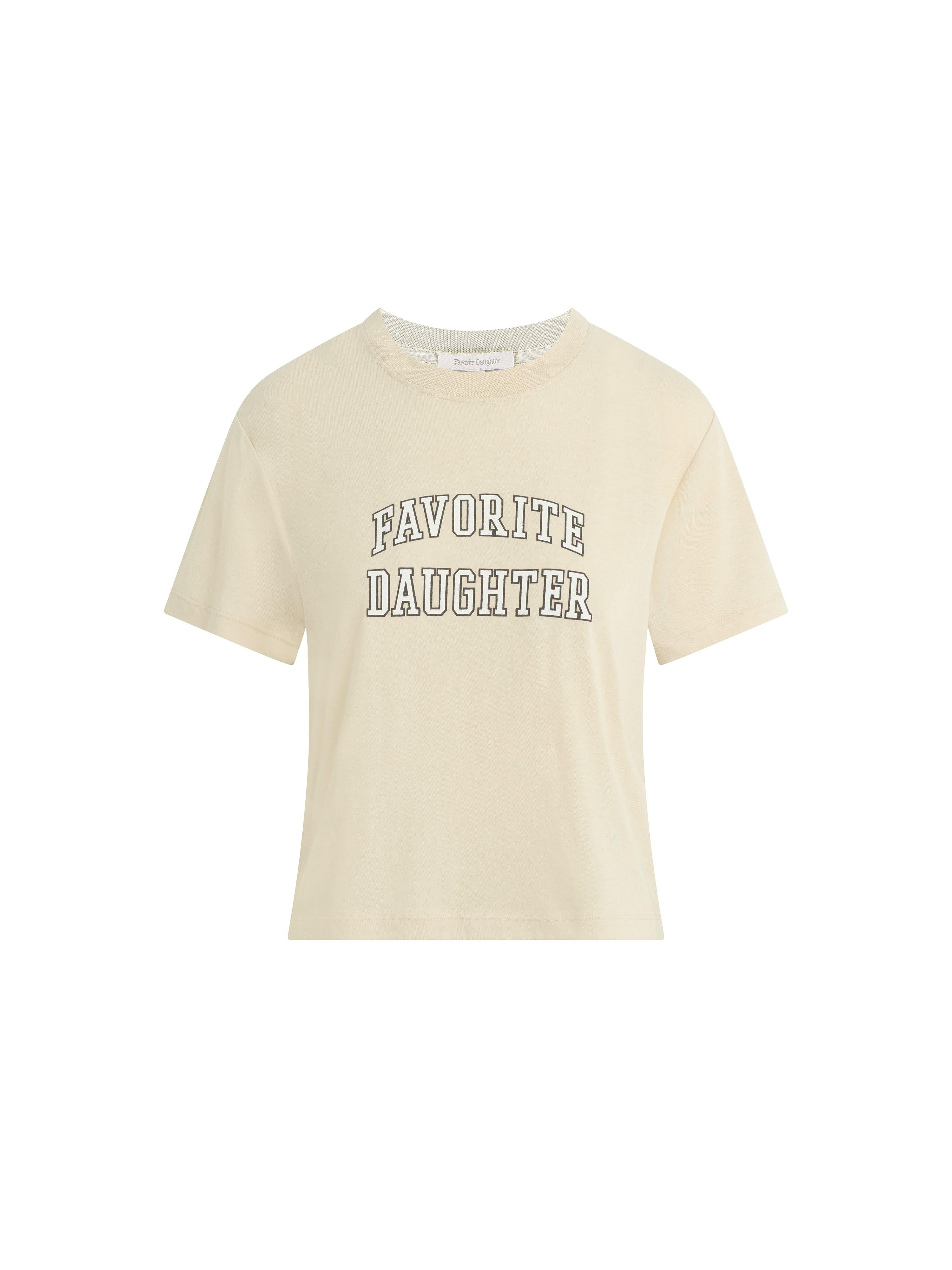 Favorite Daughter Cropped Collegiate Tee-Favorite Daughter-Happy on Main
