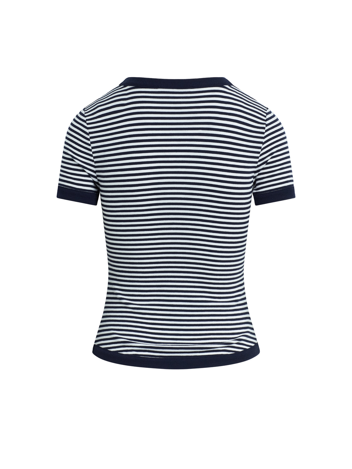 The Foundation Tee - Navy/White Stripe-Favorite Daughter-Happy on Main