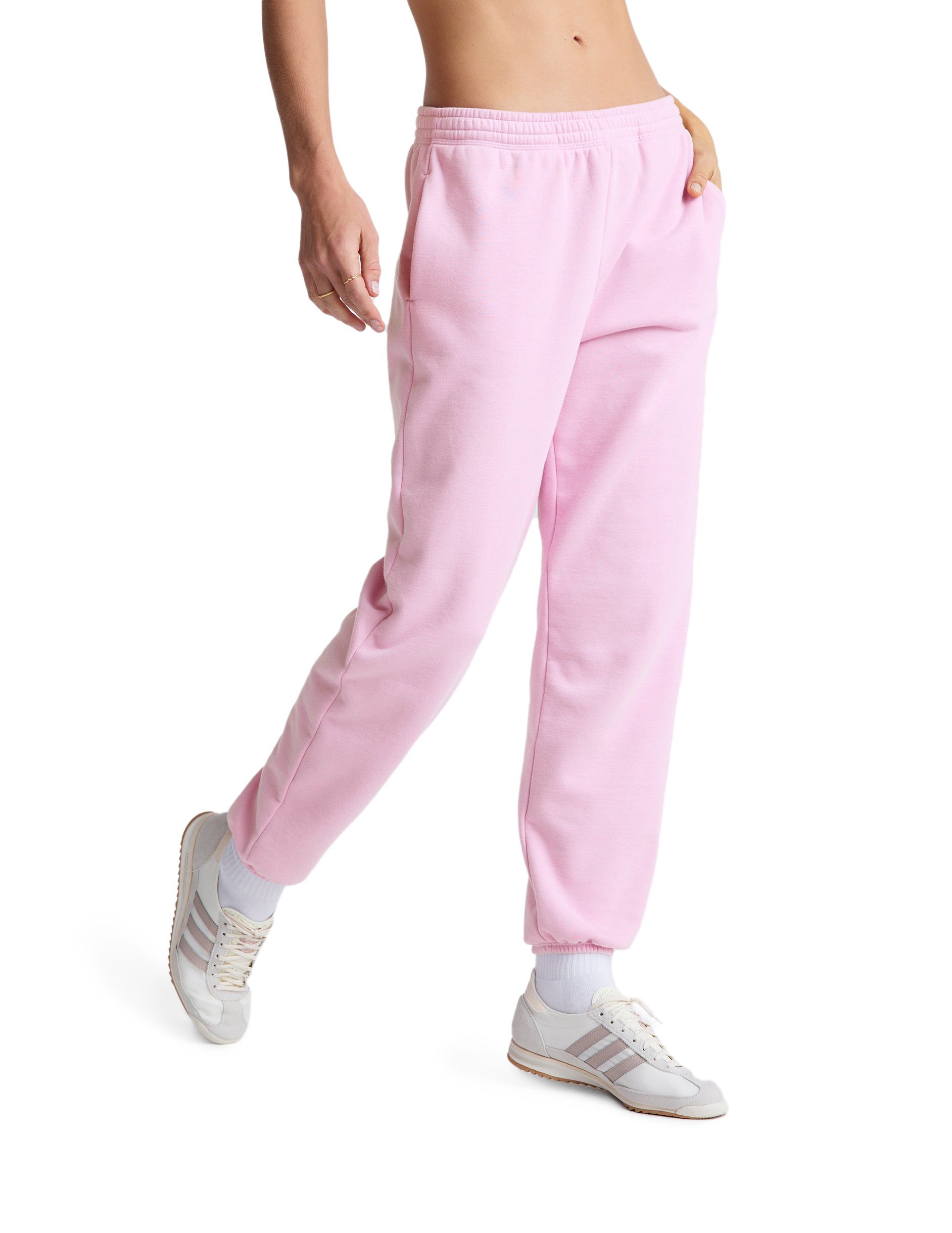 Luxefleece Sweatpant - Frosty Pink-Beyond Yoga-Happy on Main