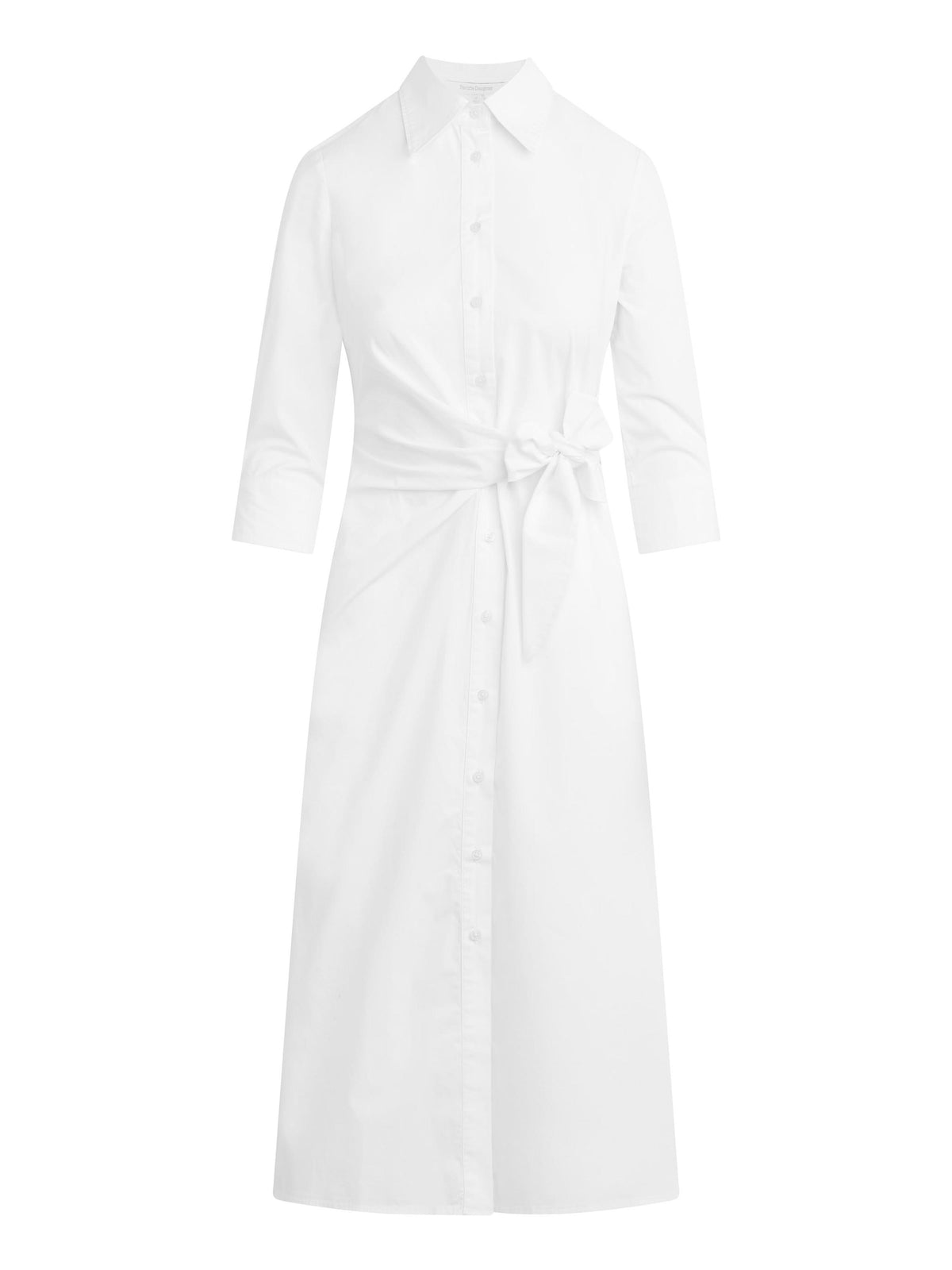 The Well Mannered Dress - White-Favorite Daughter-Happy on Main