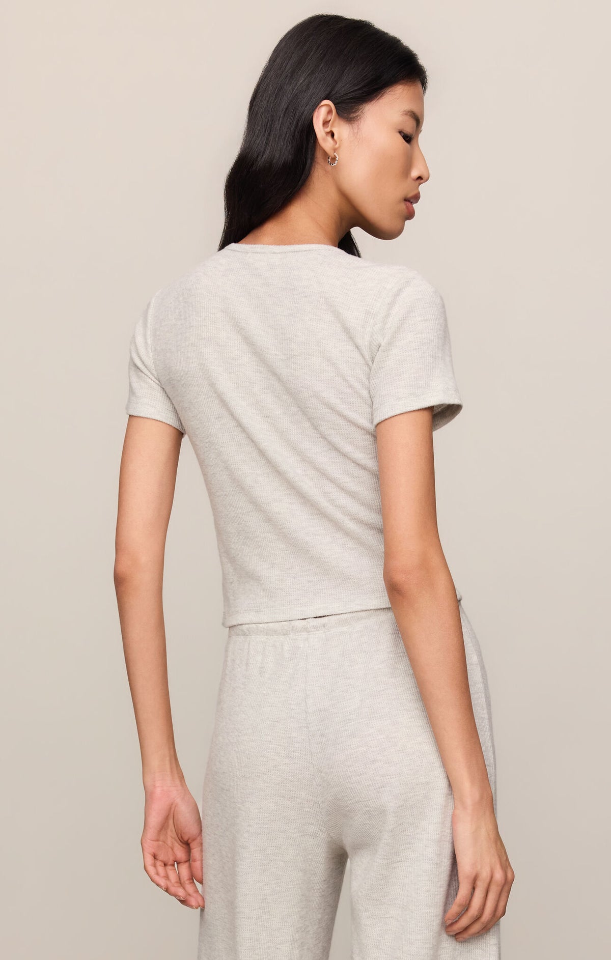 Waffle Tee - Feather Grey-Z Supply-Happy on Main
