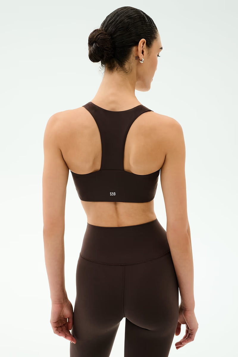Sara Airweight Bra - Dark Chocolate-Splits59-Happy on Main