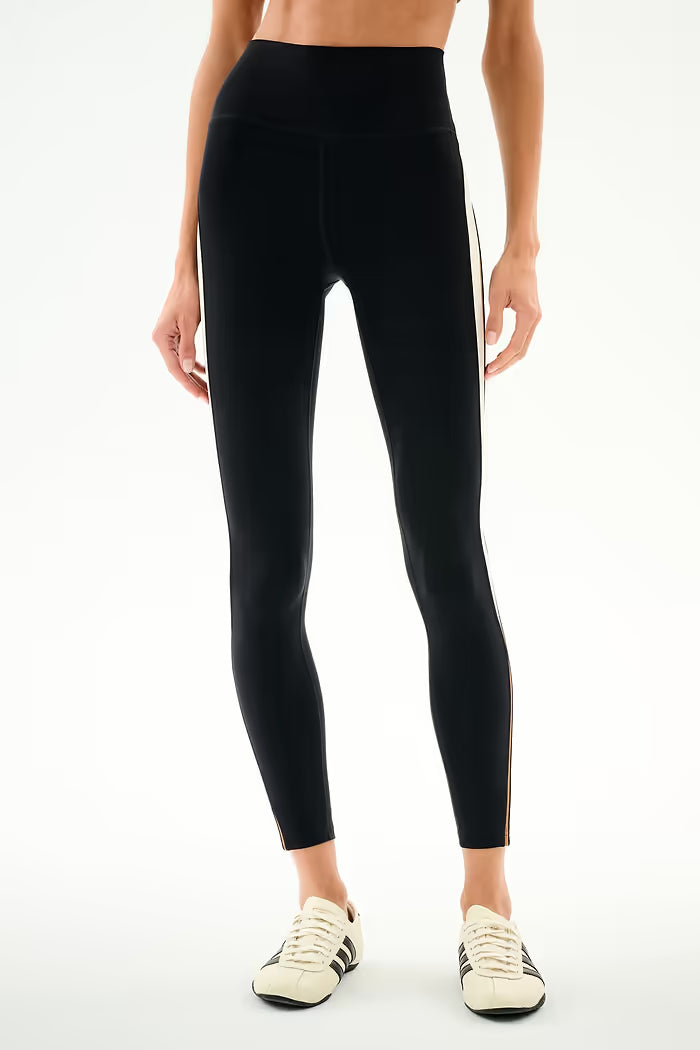Emerson Airweight High Waist 7/8 - Black/Creme-Splits59-Happy on Main