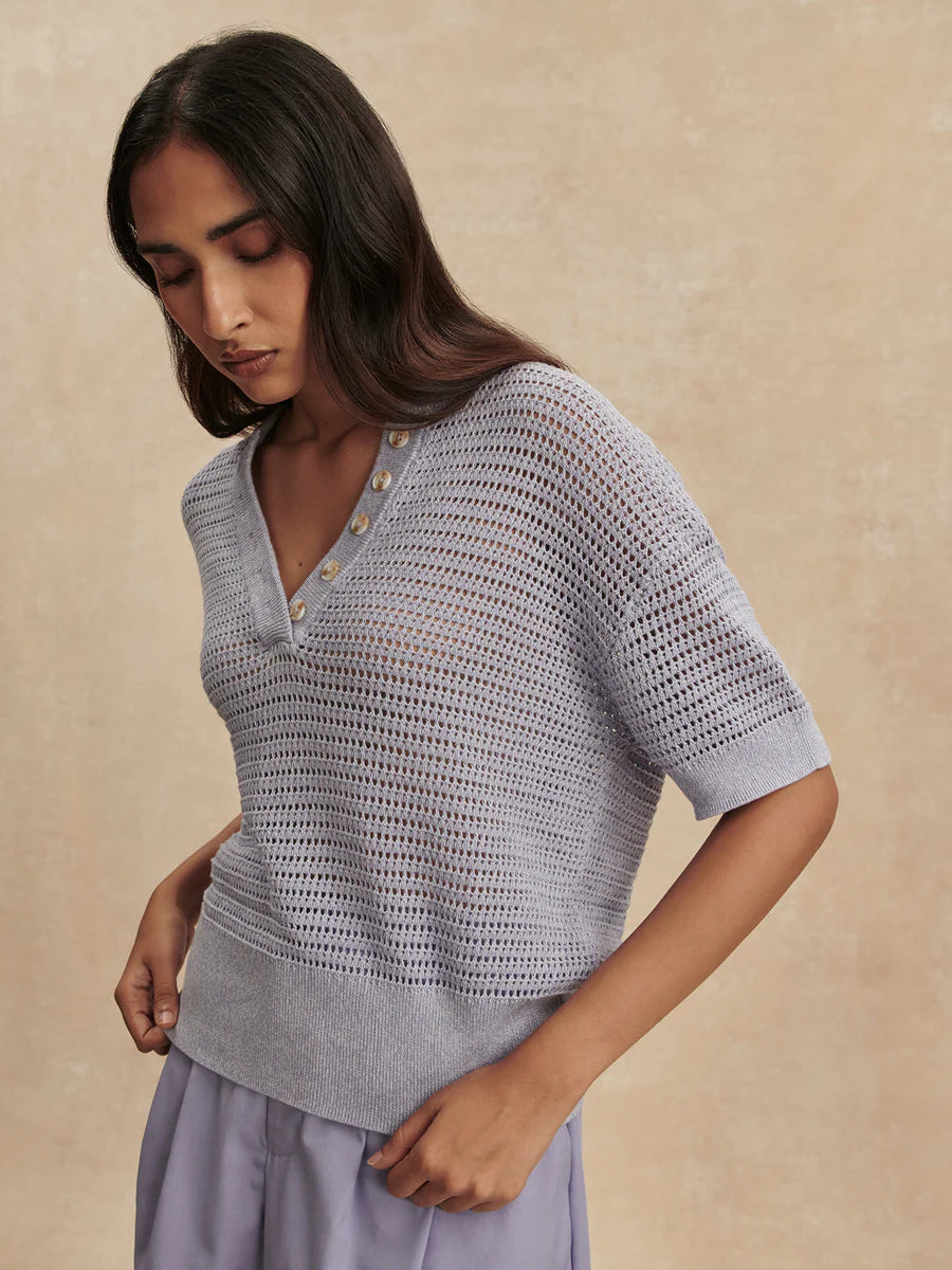 Callie Knit Top - Thistle Down-Varley-Happy on Main