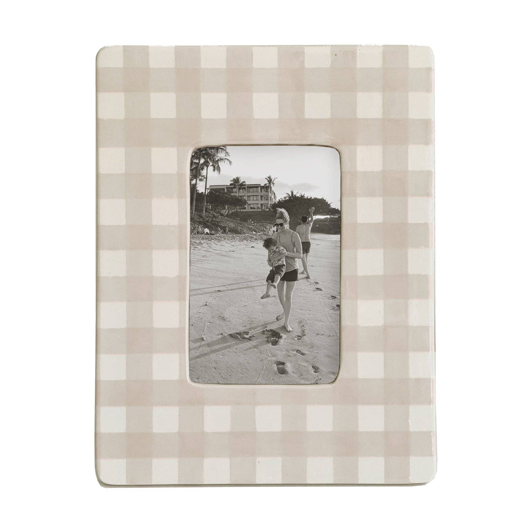 Gingham Photo Frame-Home Decor-Happy on Main
