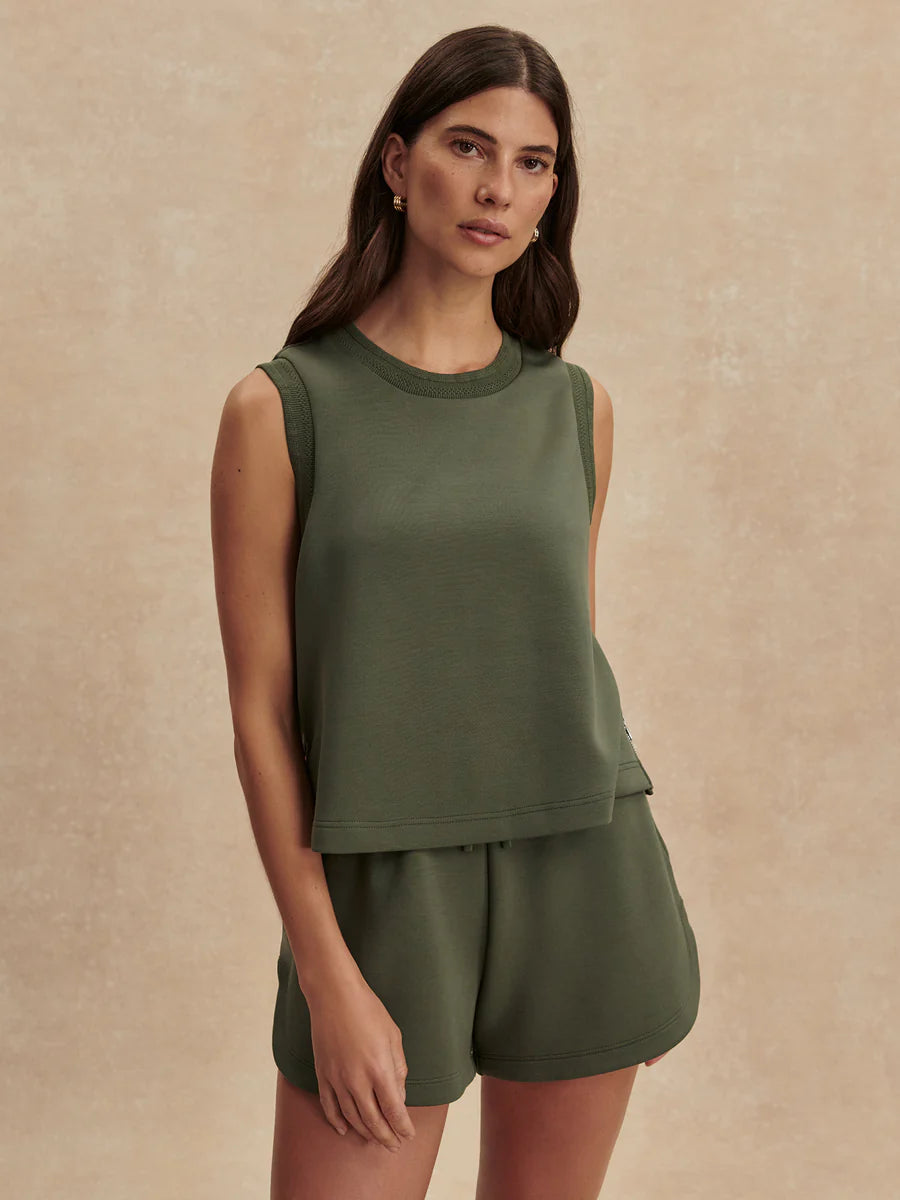 Shea Crop Tank - Thyme-Varley-Happy on Main