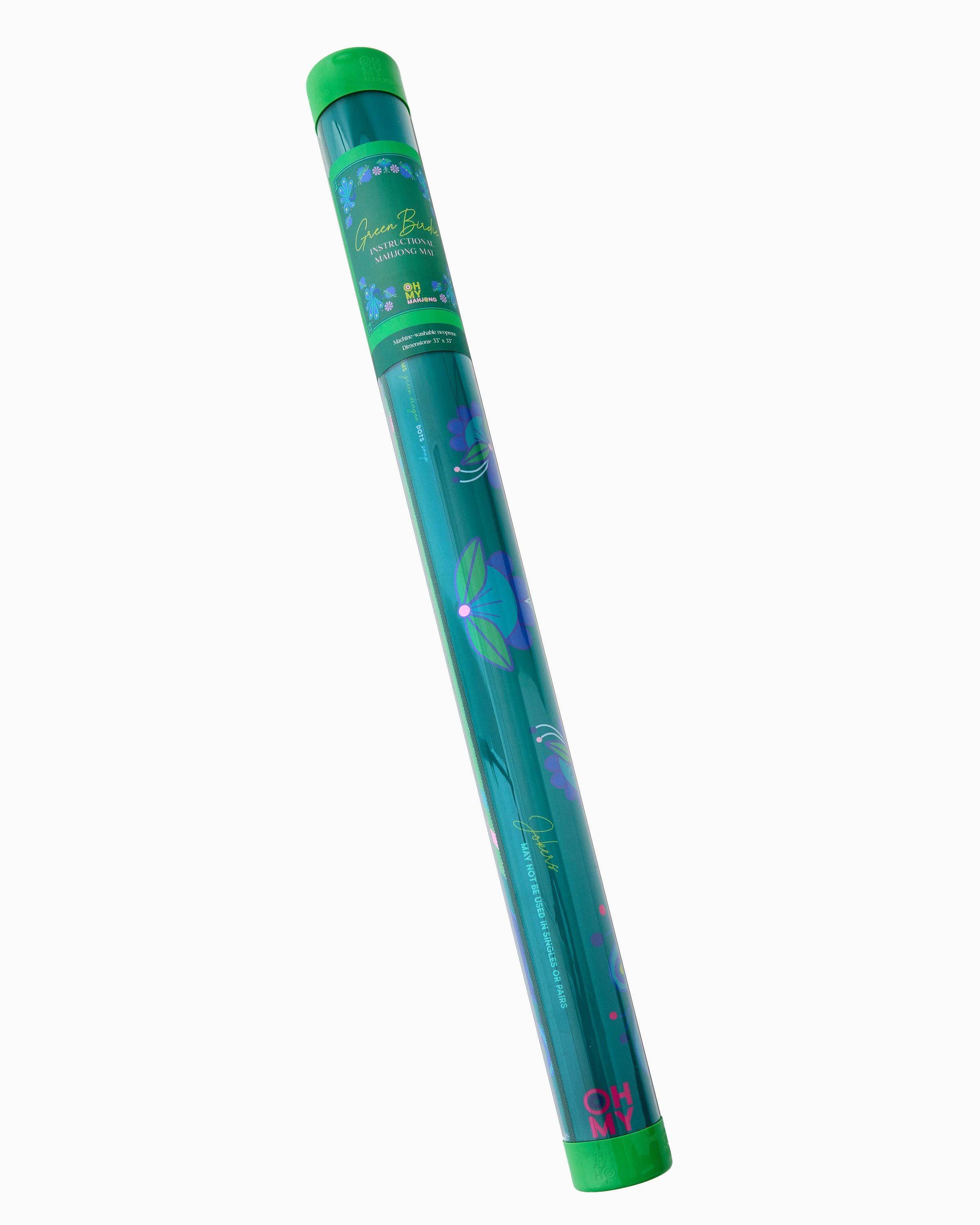 Birdie Green Mat in Tube-Oh My Mahjong-Happy on Main