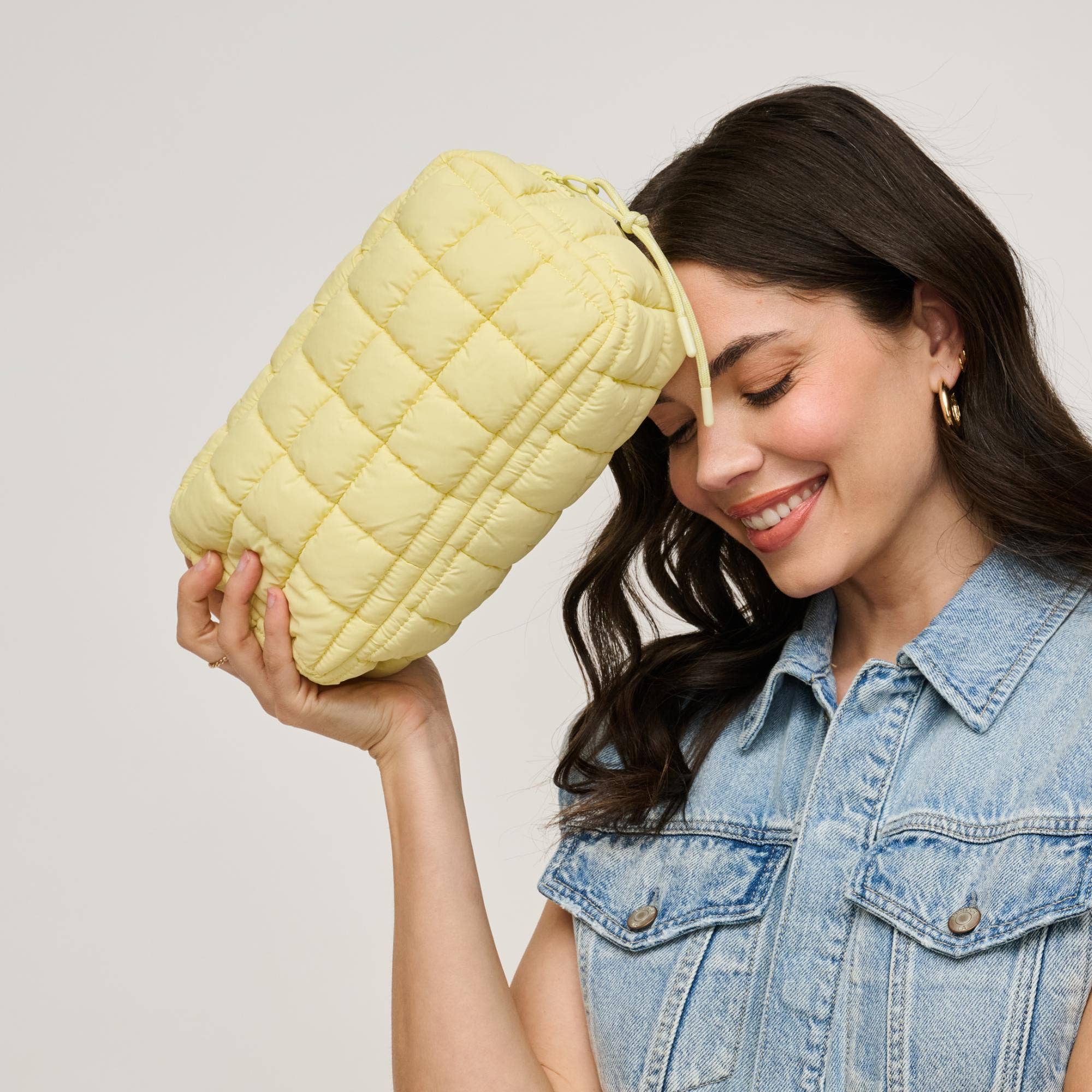 Cloud Nine - Puffer Cosmetic & Travel Organizer Pouch-Urban Expressions-Happy on Main