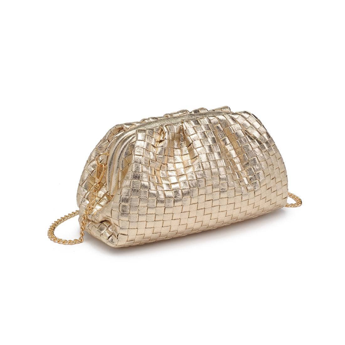 Tate Woven Frame Clutch-Urban Expressions-Happy on Main