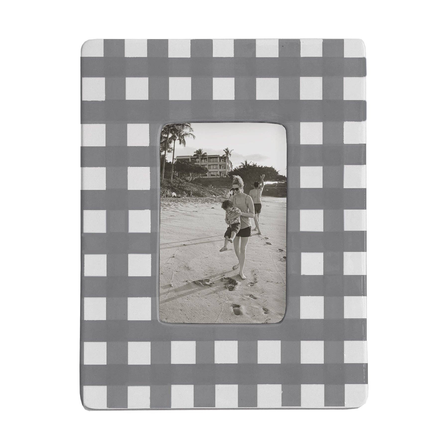 Gingham Photo Frame-Home Decor-Happy on Main