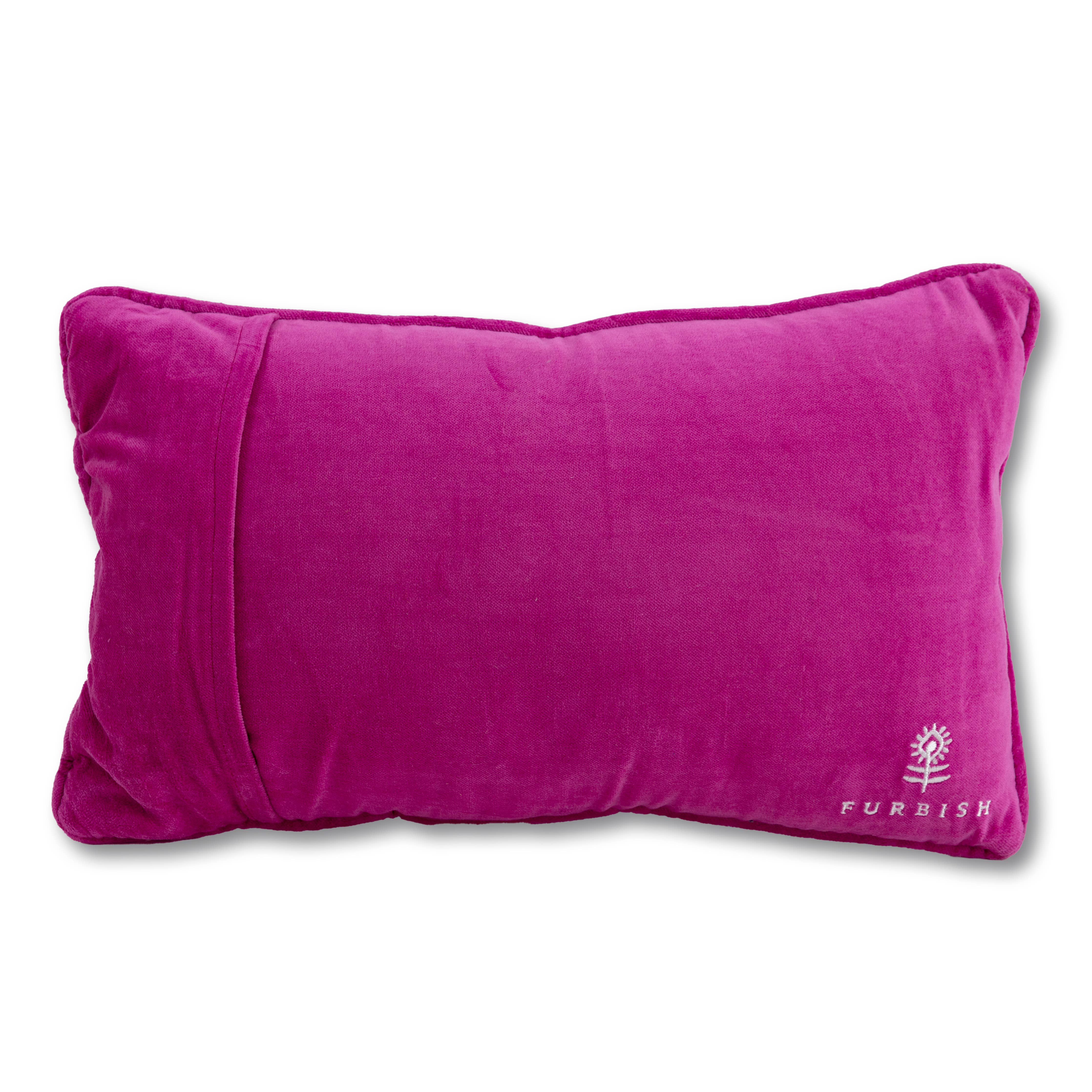 Karma Needlepoint Pillow-Happy on Main
