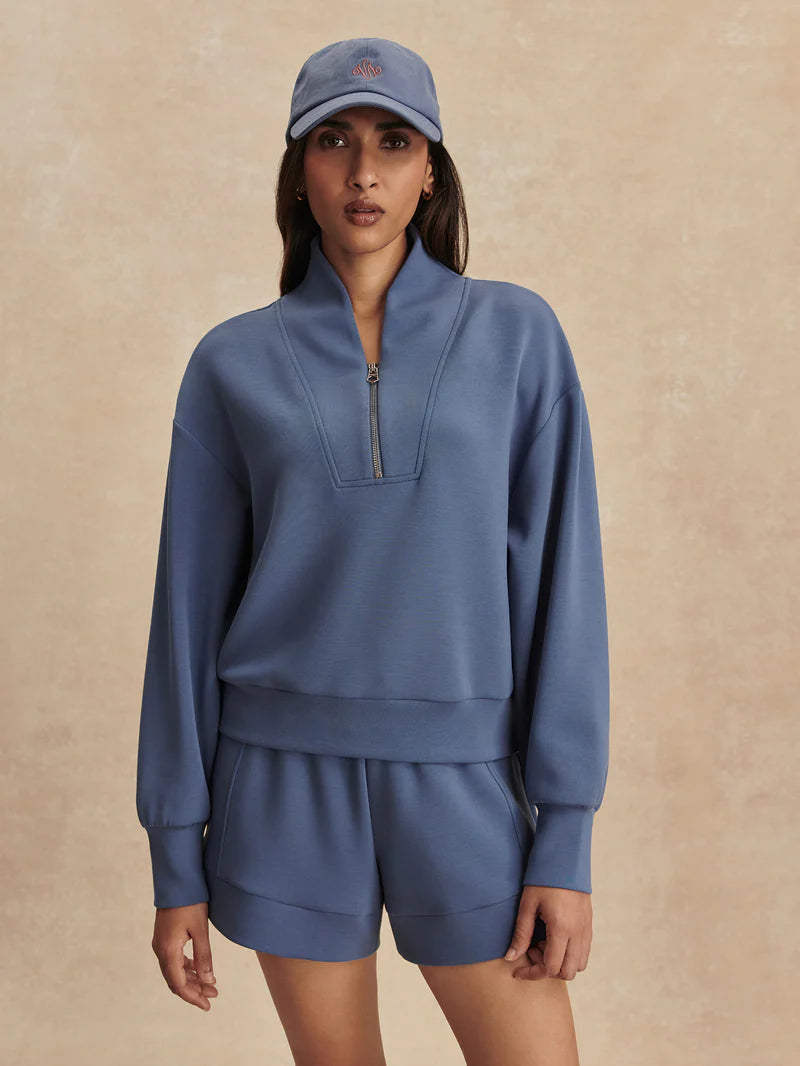 Davidson Sweater - Bijou Blue-Varley-Happy on Main
