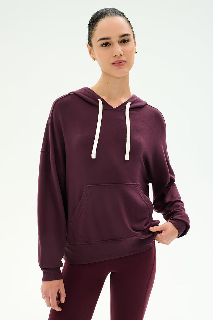 Joey Fleece Hoodie - Dark Cherry-Splits59-Happy on Main
