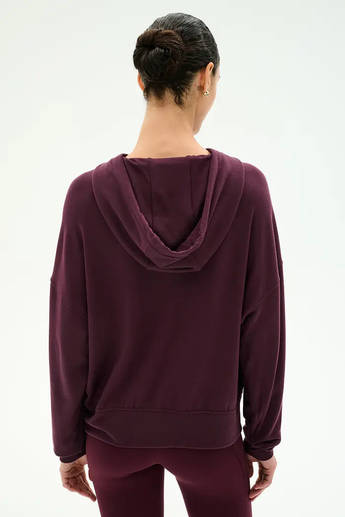 Joey Fleece Hoodie - Dark Cherry-Splits59-Happy on Main