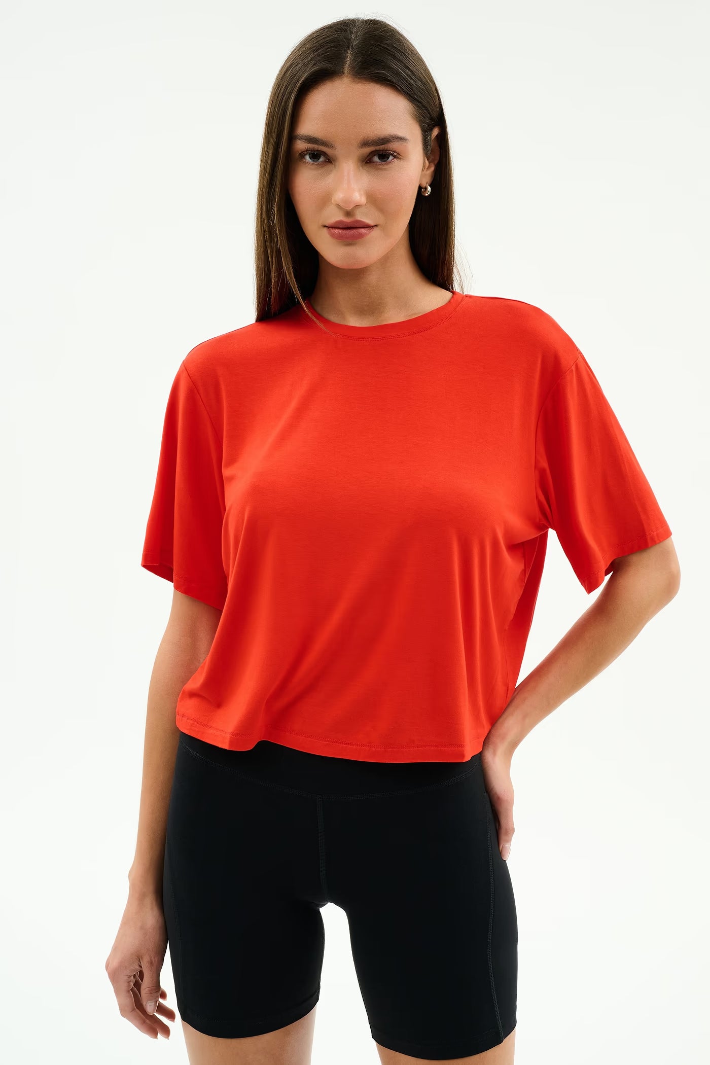 Djuna Oversized Jersey Tee - Lotus Red-Splits59-Happy on Main