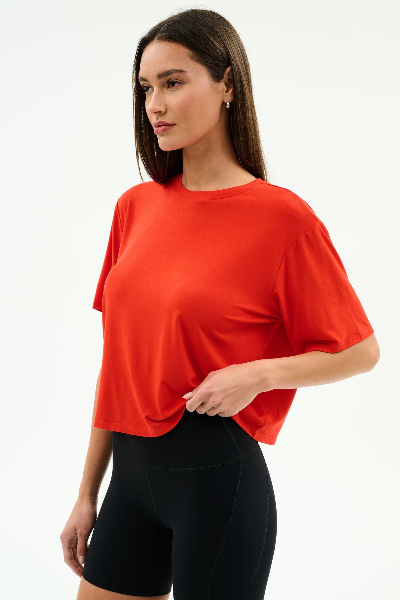 Djuna Oversized Jersey Tee - Lotus Red-Splits59-Happy on Main