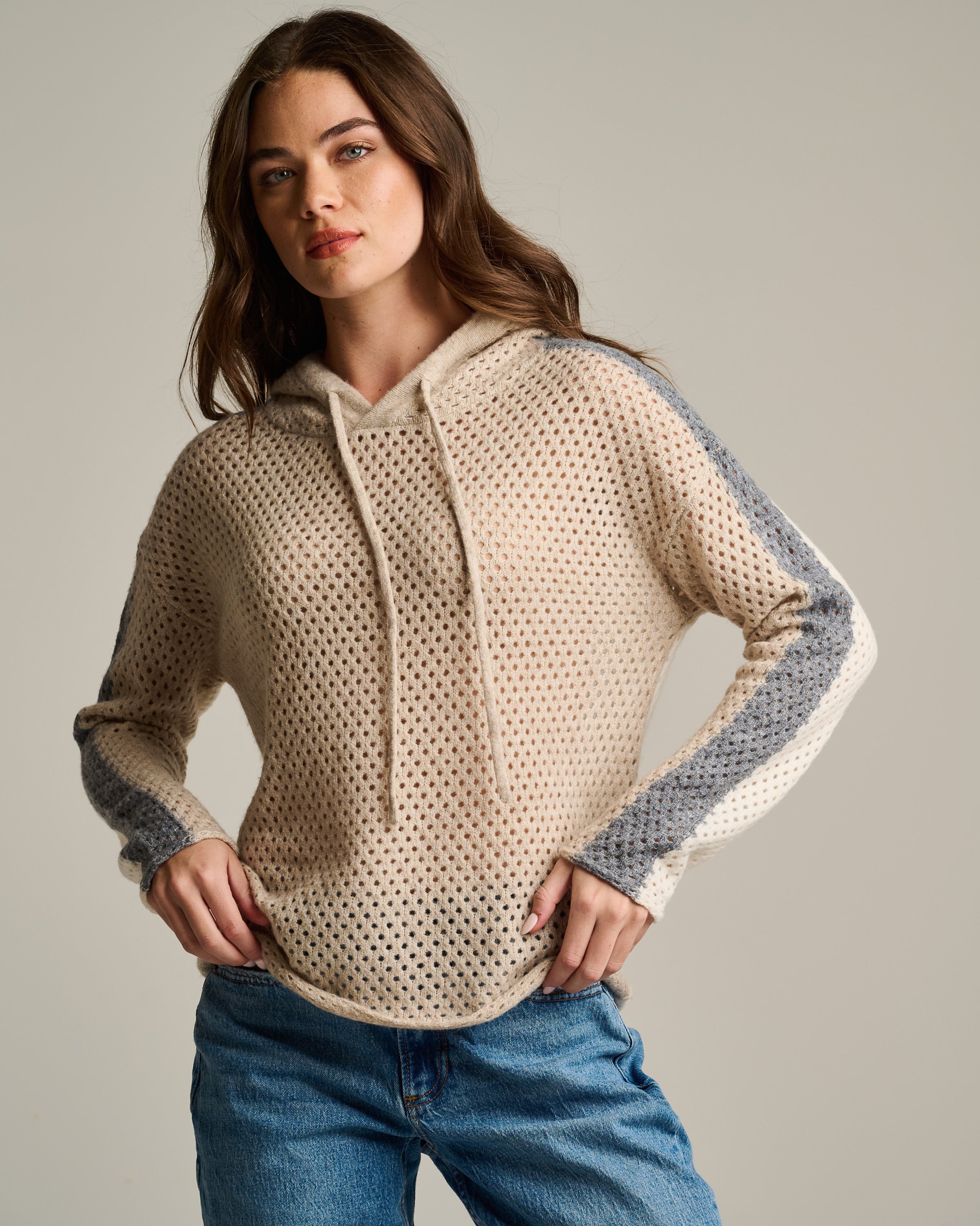 Pop Hoodie - Oat/Ivory-Lisa Todd-Happy on Main