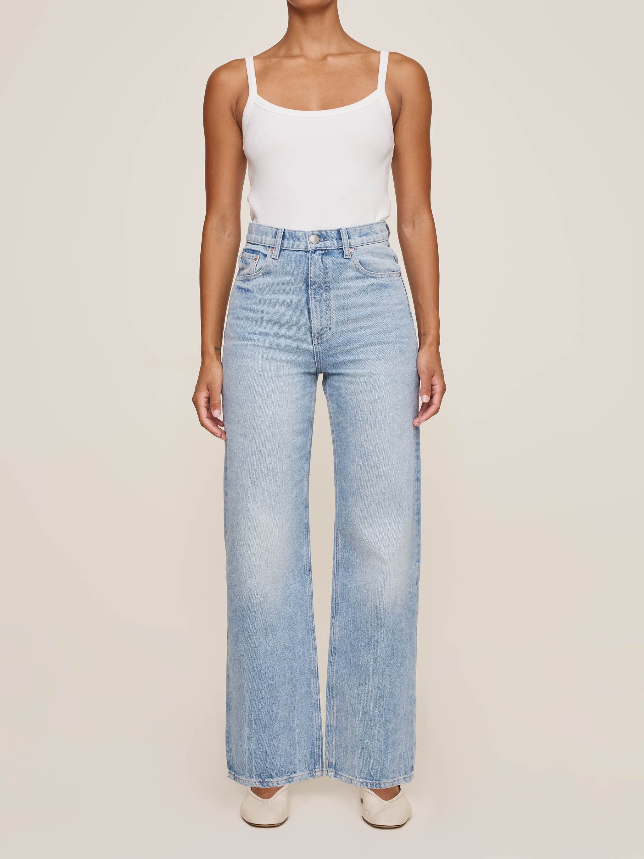 Karmine Refined Wide Leg: High Rise 31’-DL1961-Happy on Main