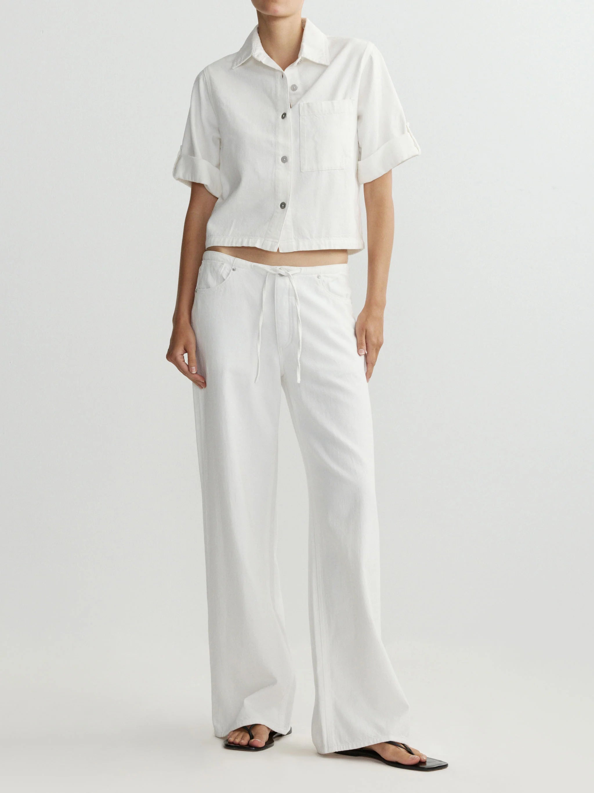 Montauk Shirt - White Aura-DL1961-Happy on Main
