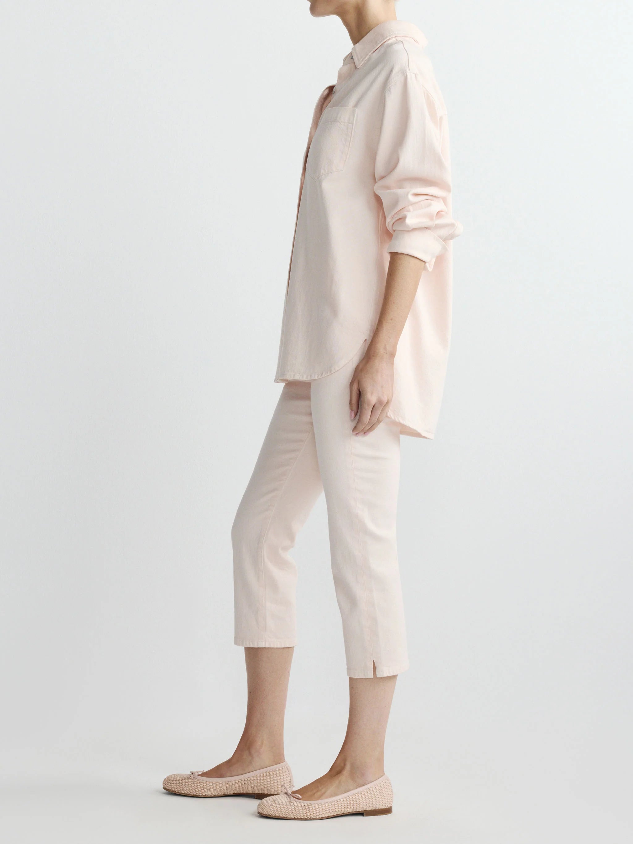 Faye Oversized Shirt - Ballet Aura-DL1961-Happy on Main