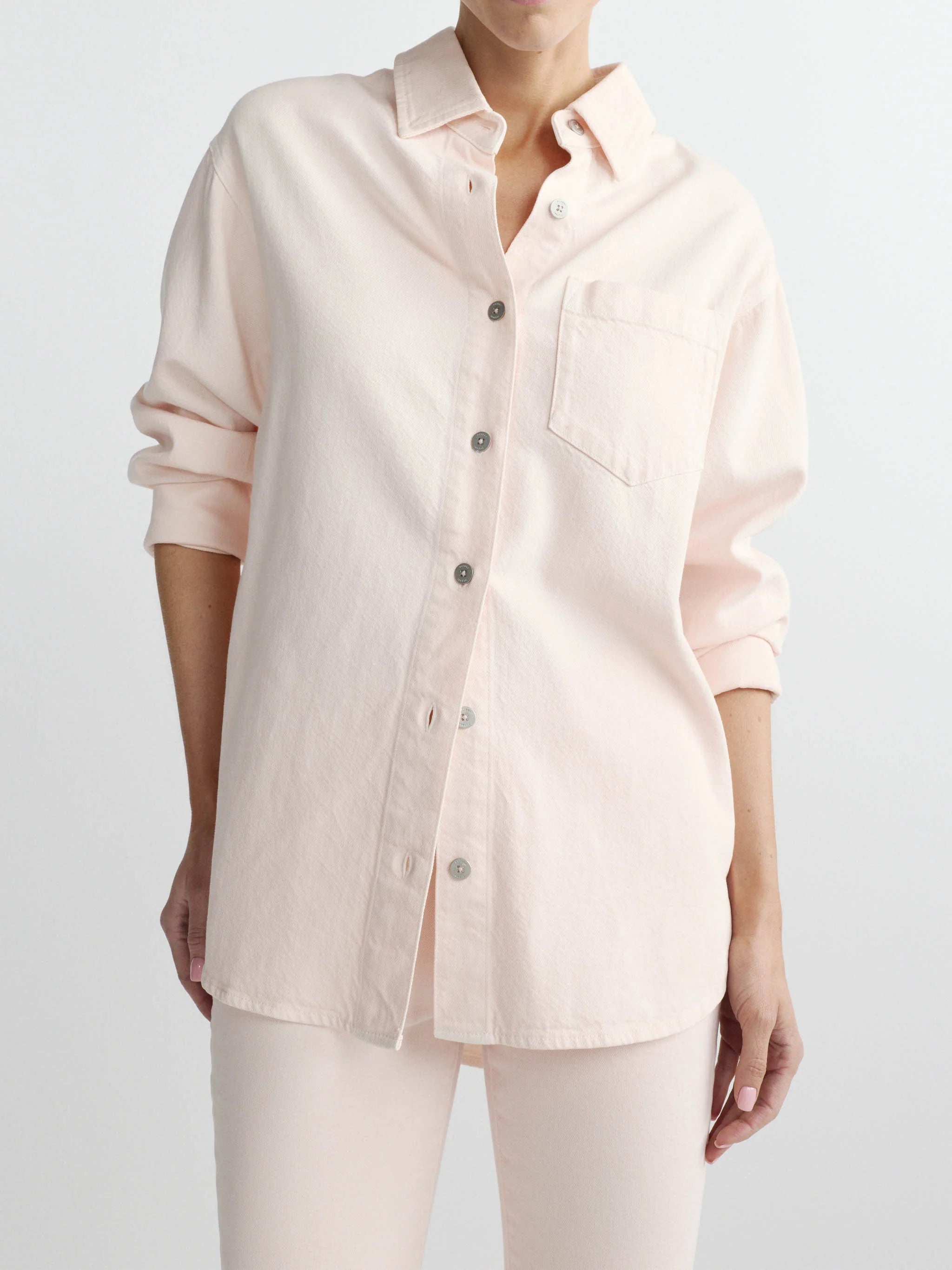 Faye Oversized Shirt - Ballet Aura-DL1961-Happy on Main