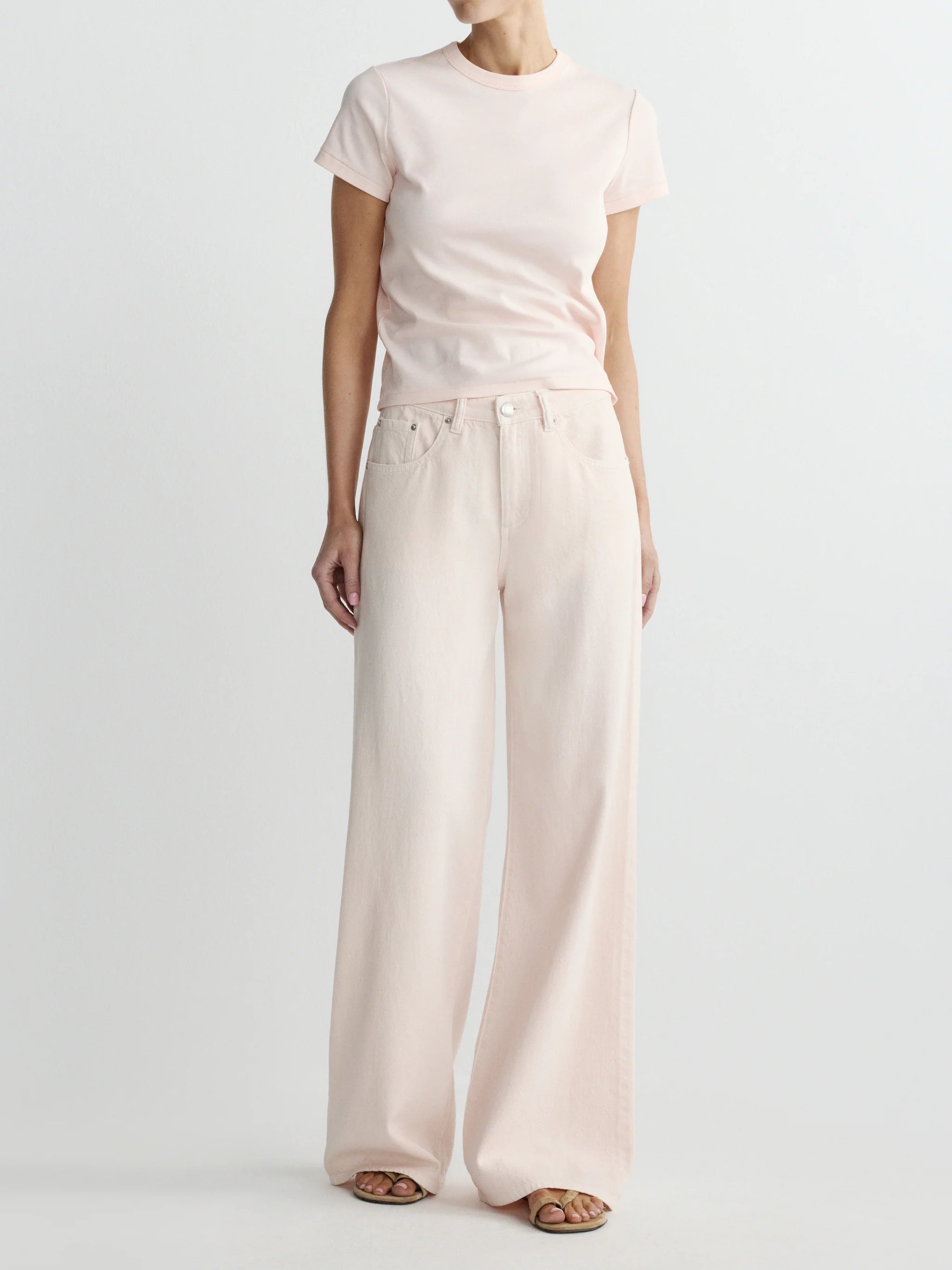 Alex Baggy Wide Leg Low Rise 32” - Ballet Aura-DL1961-Happy on Main