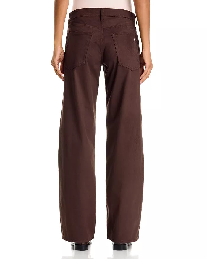Faux Suede Cam Full Straight - Dark Brown-Rag & Bone-Happy on Main