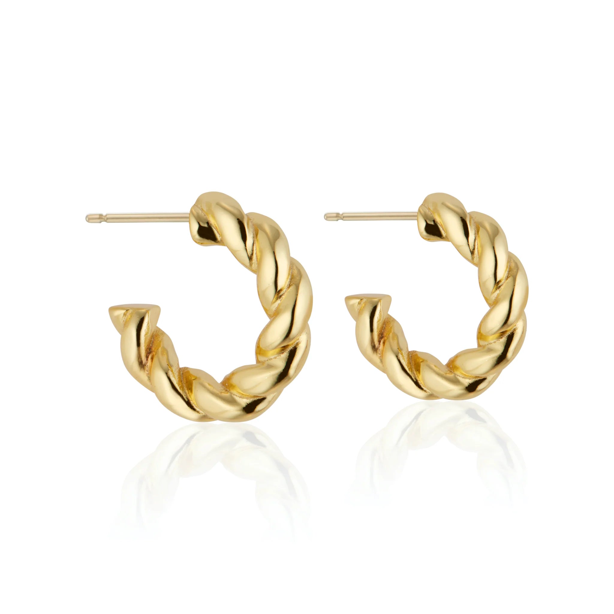 Braided Hoops-Everyday Jewelry-Happy on Main
